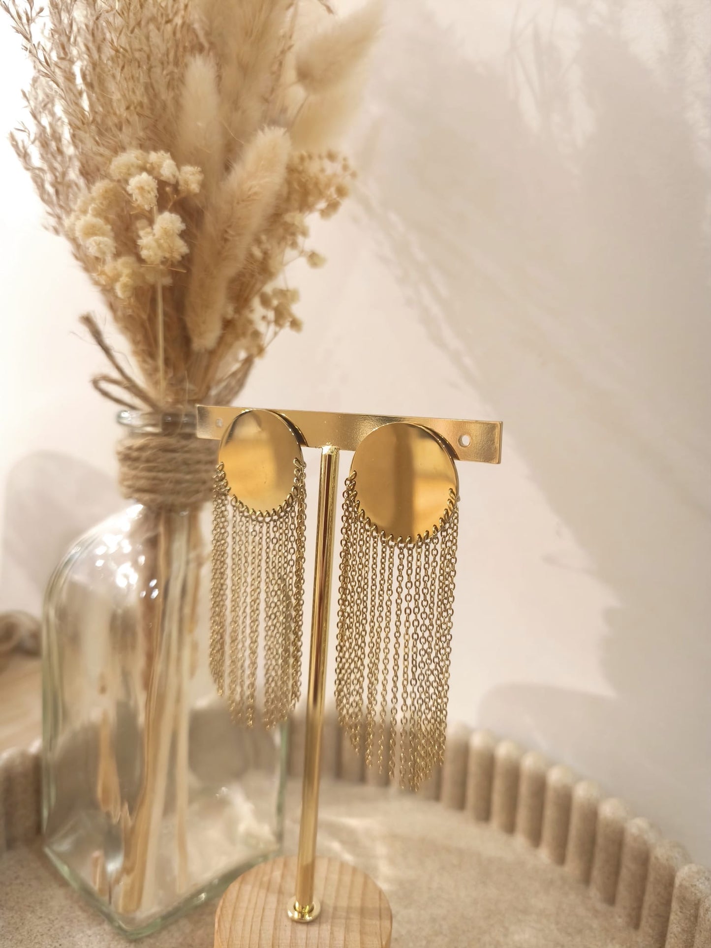 Boucles d'oreilles Aveline en acier inoxydable