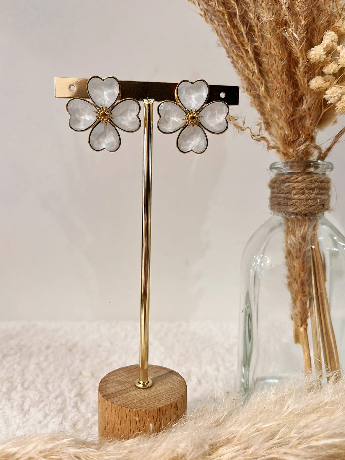 Boucles d’oreilles Lisa en acier inoxydable