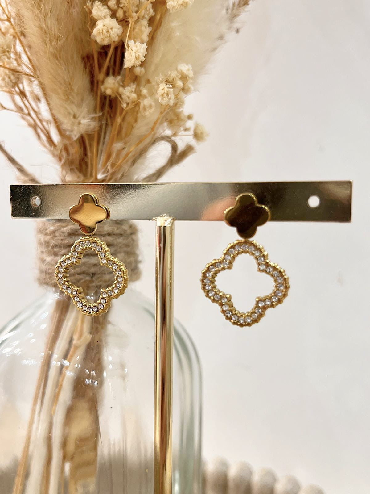 Boucles d'oreilles Soléna en acier inoxydable