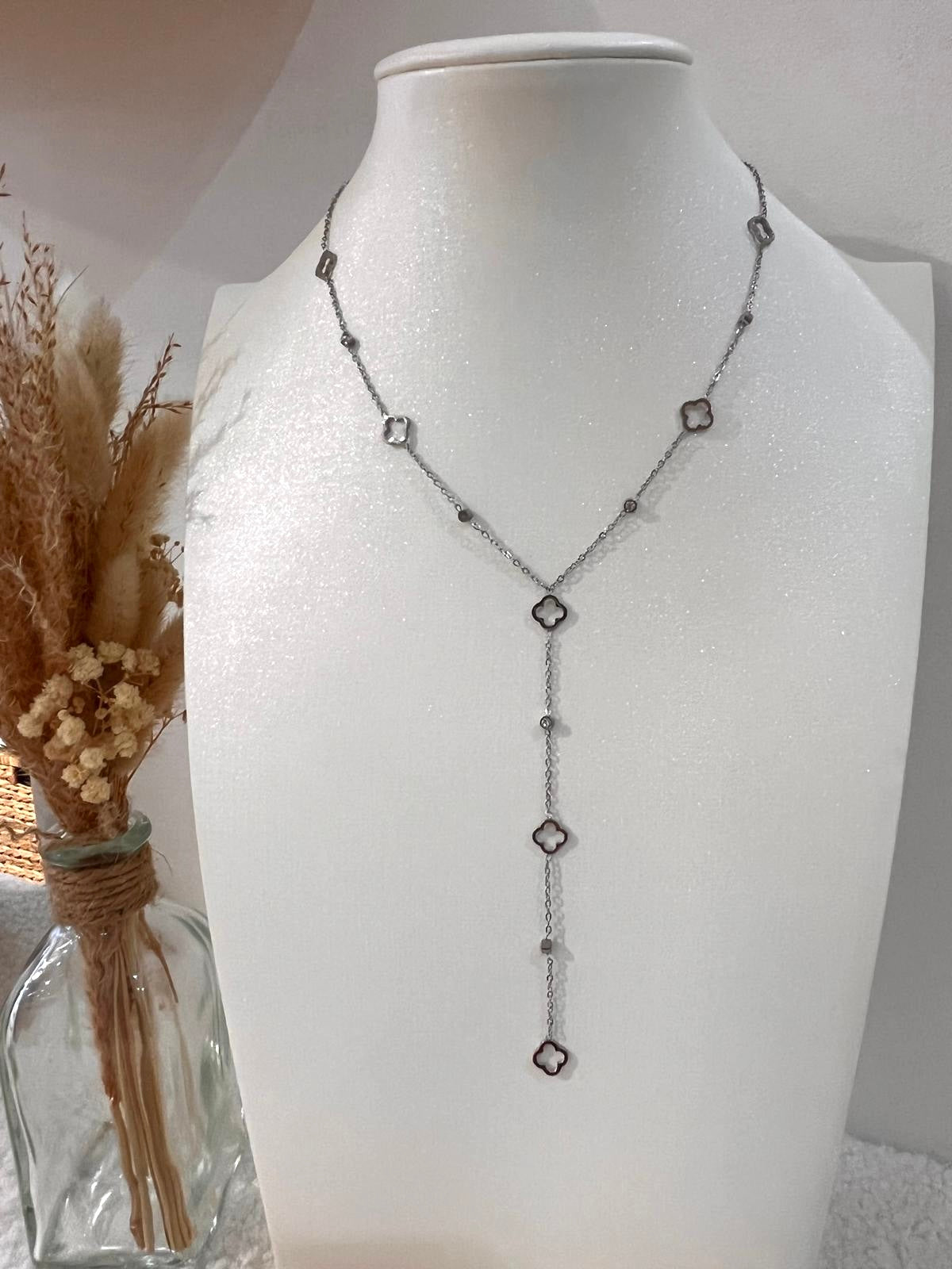Collier Y best seller Léa en acier inoxydable