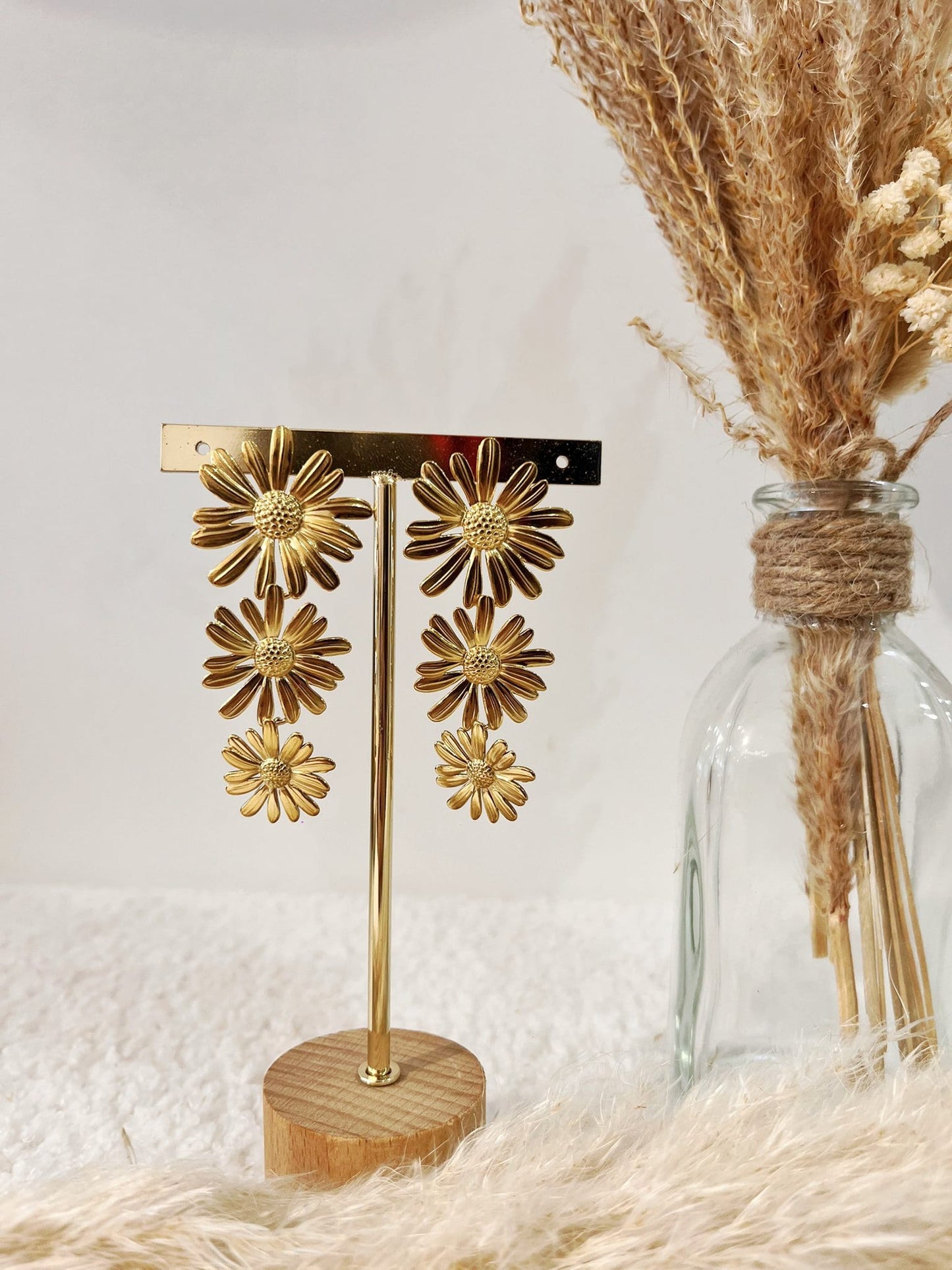Boucles d’oreilles Lola en acier inoxydable
