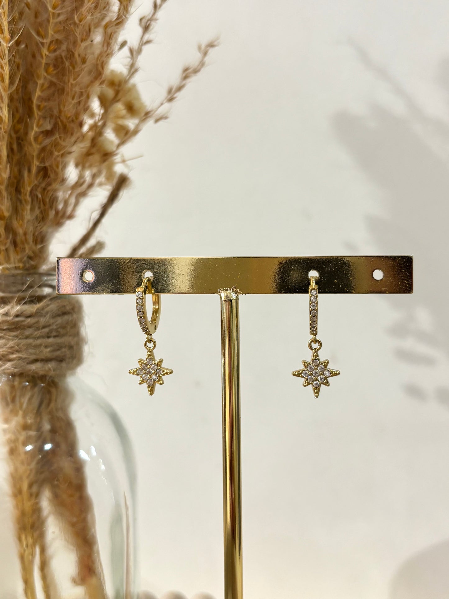 Boucles d’oreilles Lisa en acier inoxydable