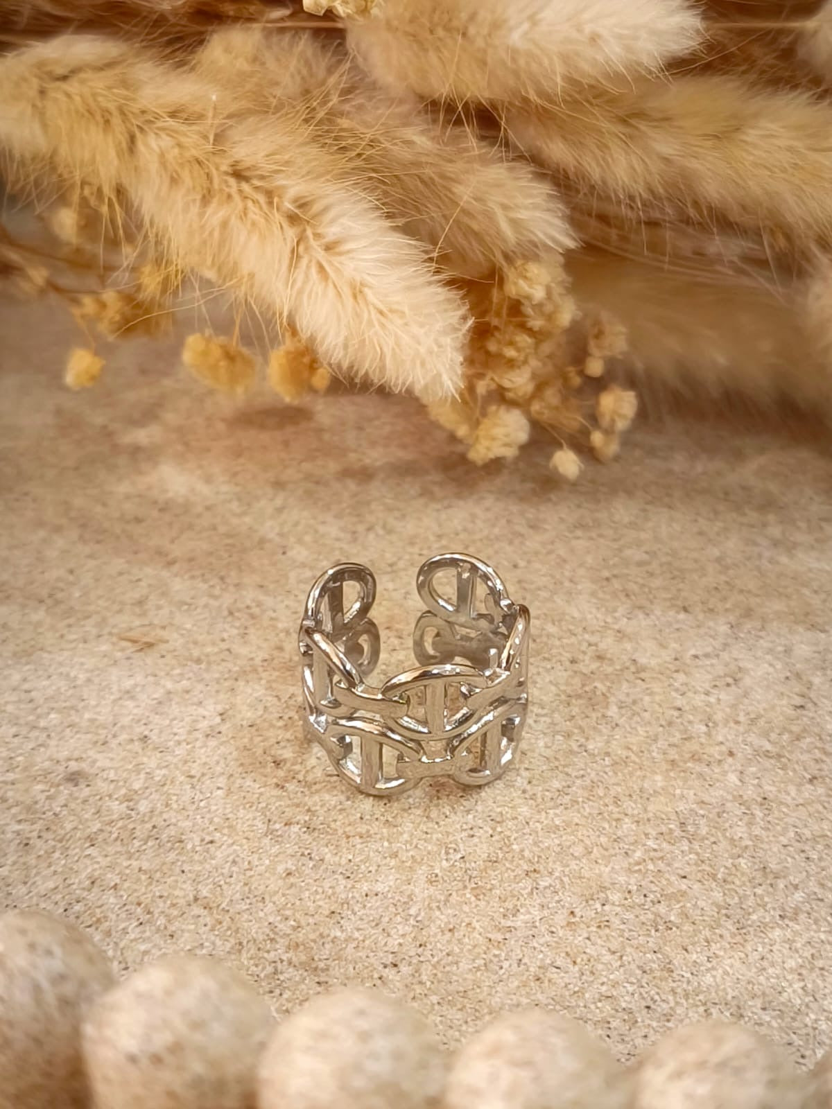 Bague Carine en acier inoxydable