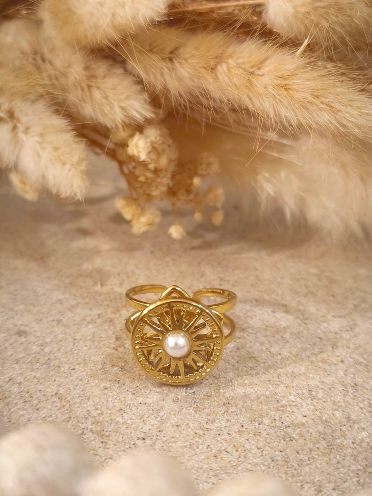 Bague Sabrina anti-stress en acier inoxydable