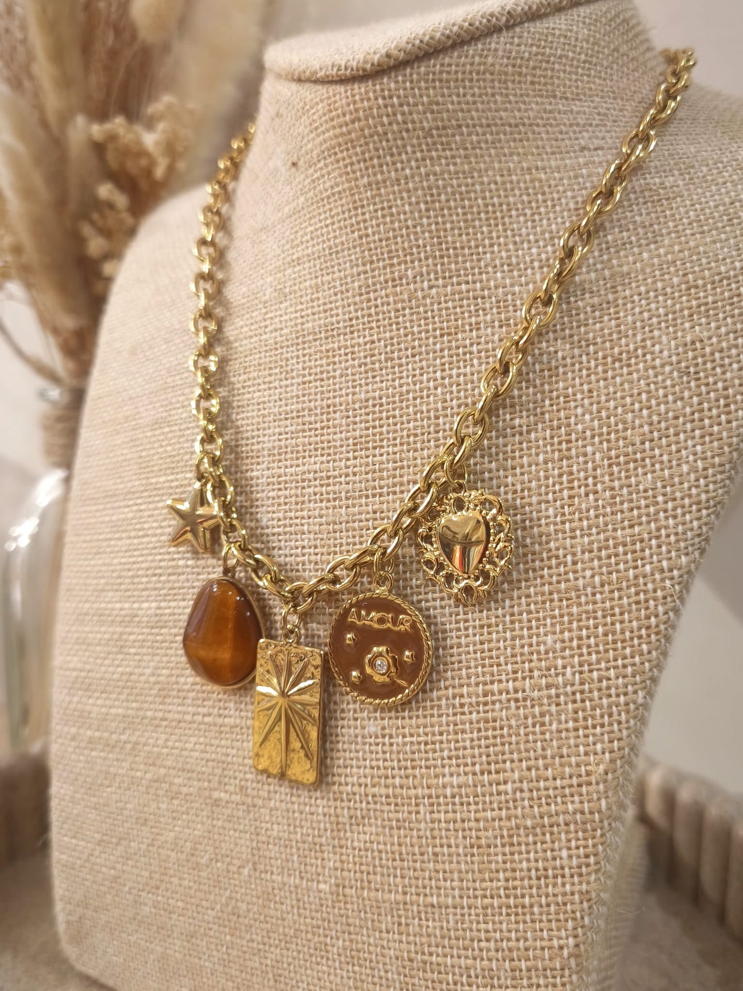 Collier julien en acier inoxydable