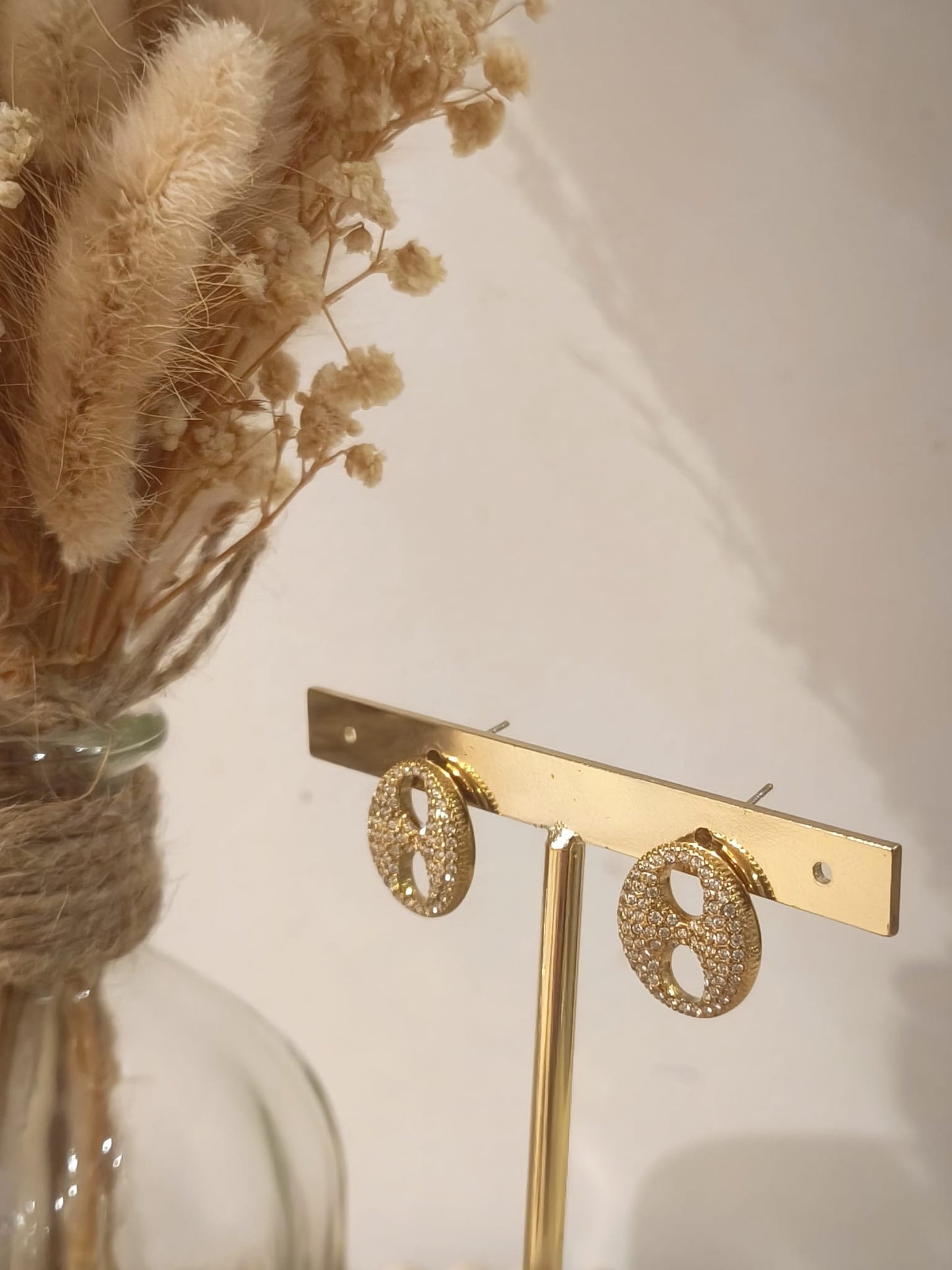 Boucles d'oreilles Maelle en acier inoxydable