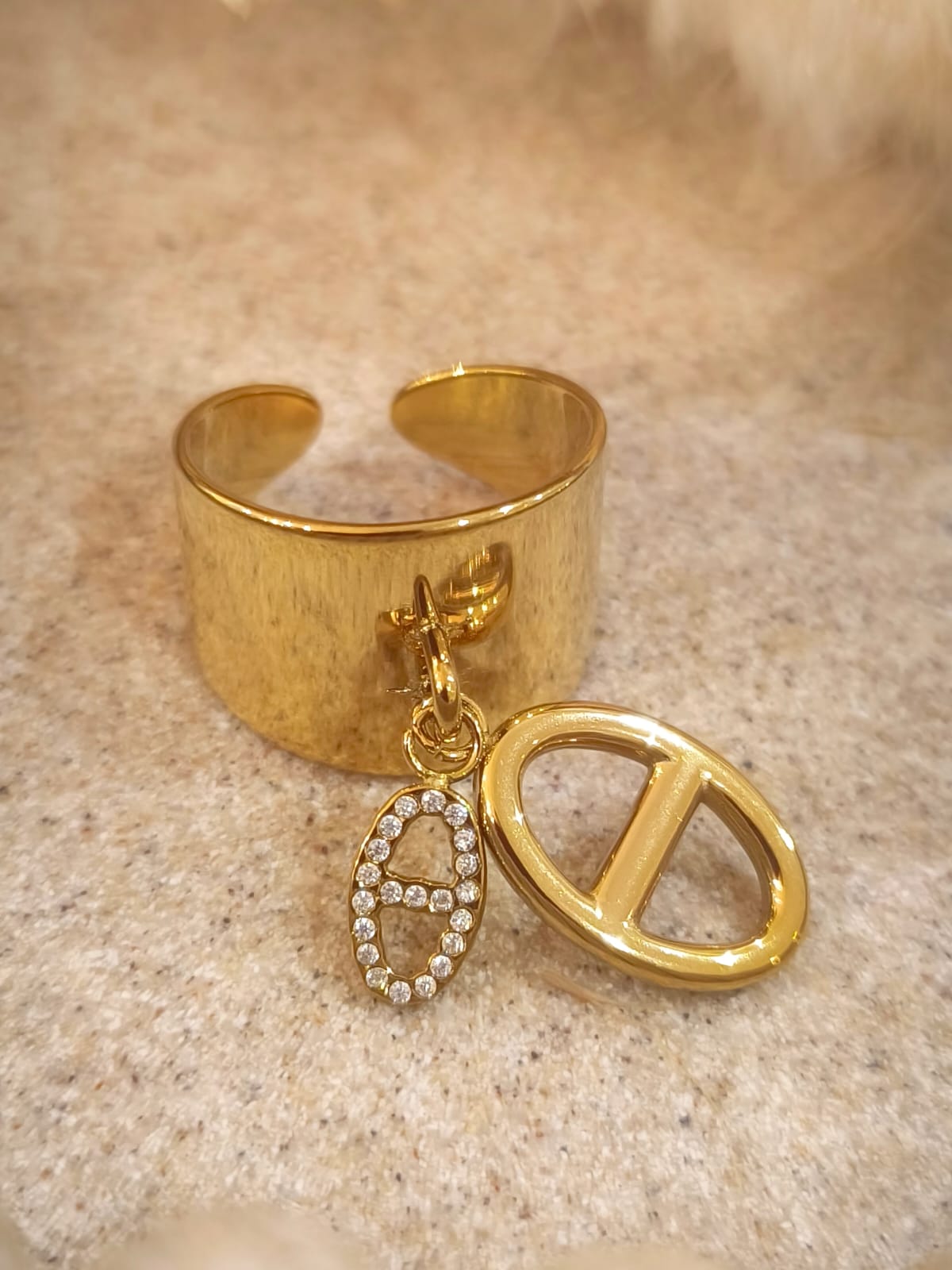 Bague Claire en acier inoxydable