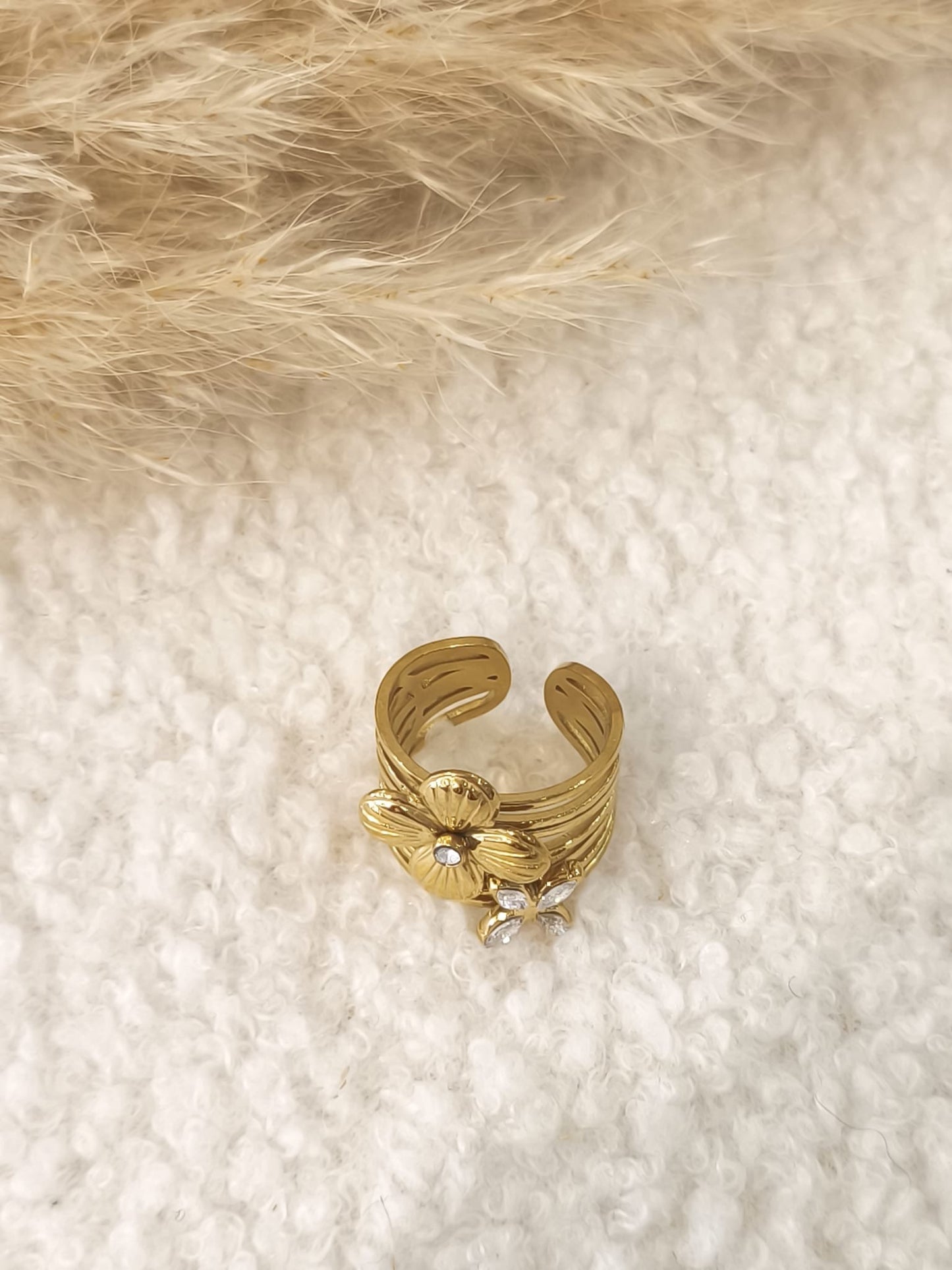 Bague Izéa en acier inoxydable