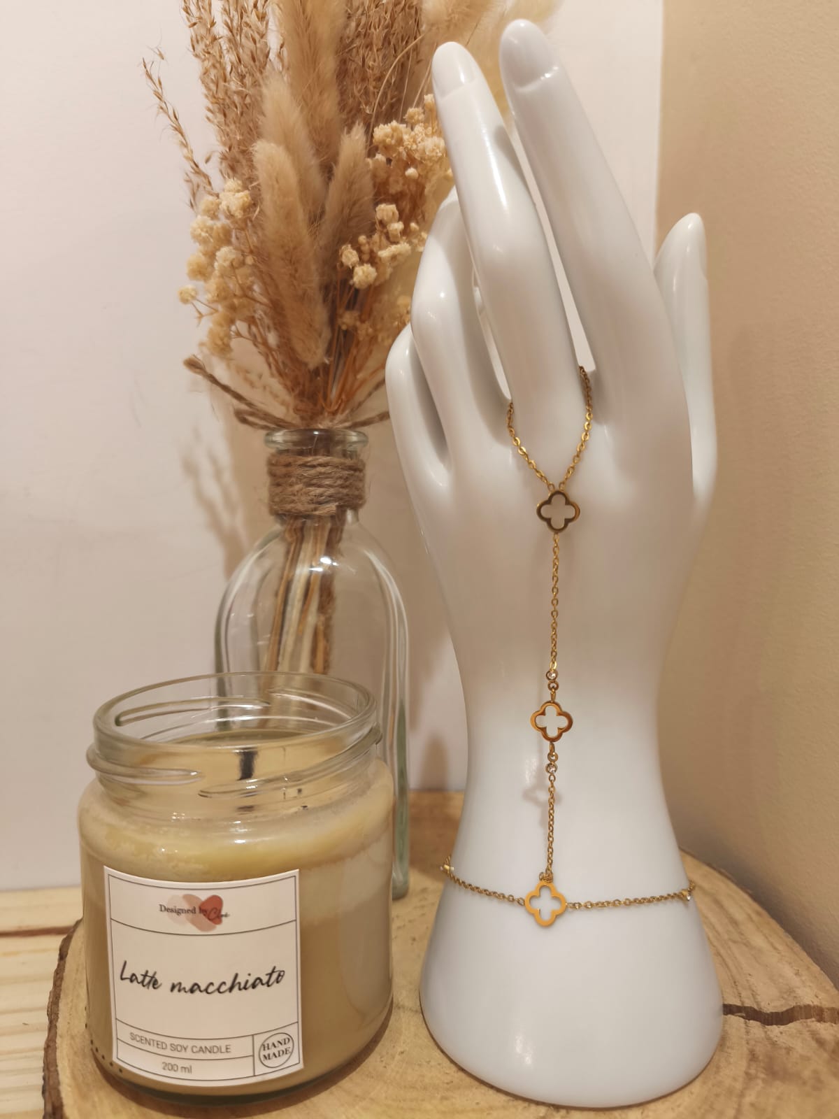 Chaîne de main Livia en acier inoxydable