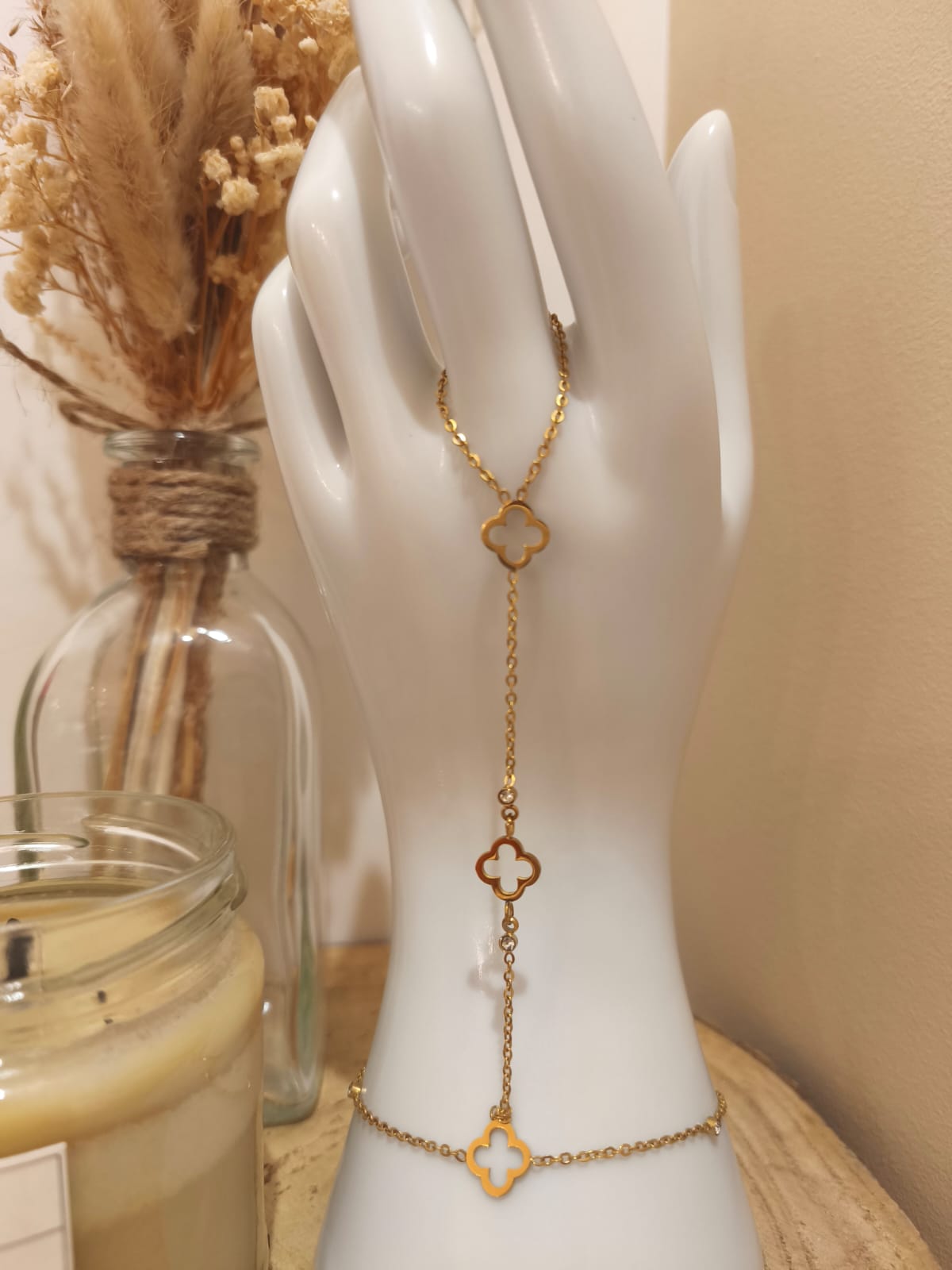 Chaîne de main Livia en acier inoxydable