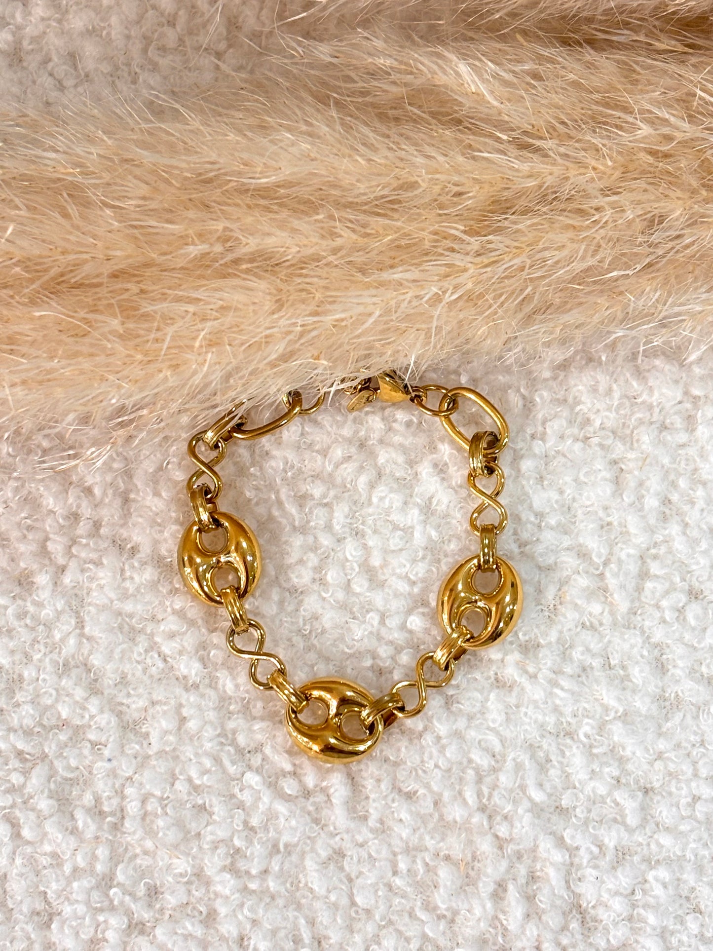 Bracelet à breloques Héloïse en acier inoxydable