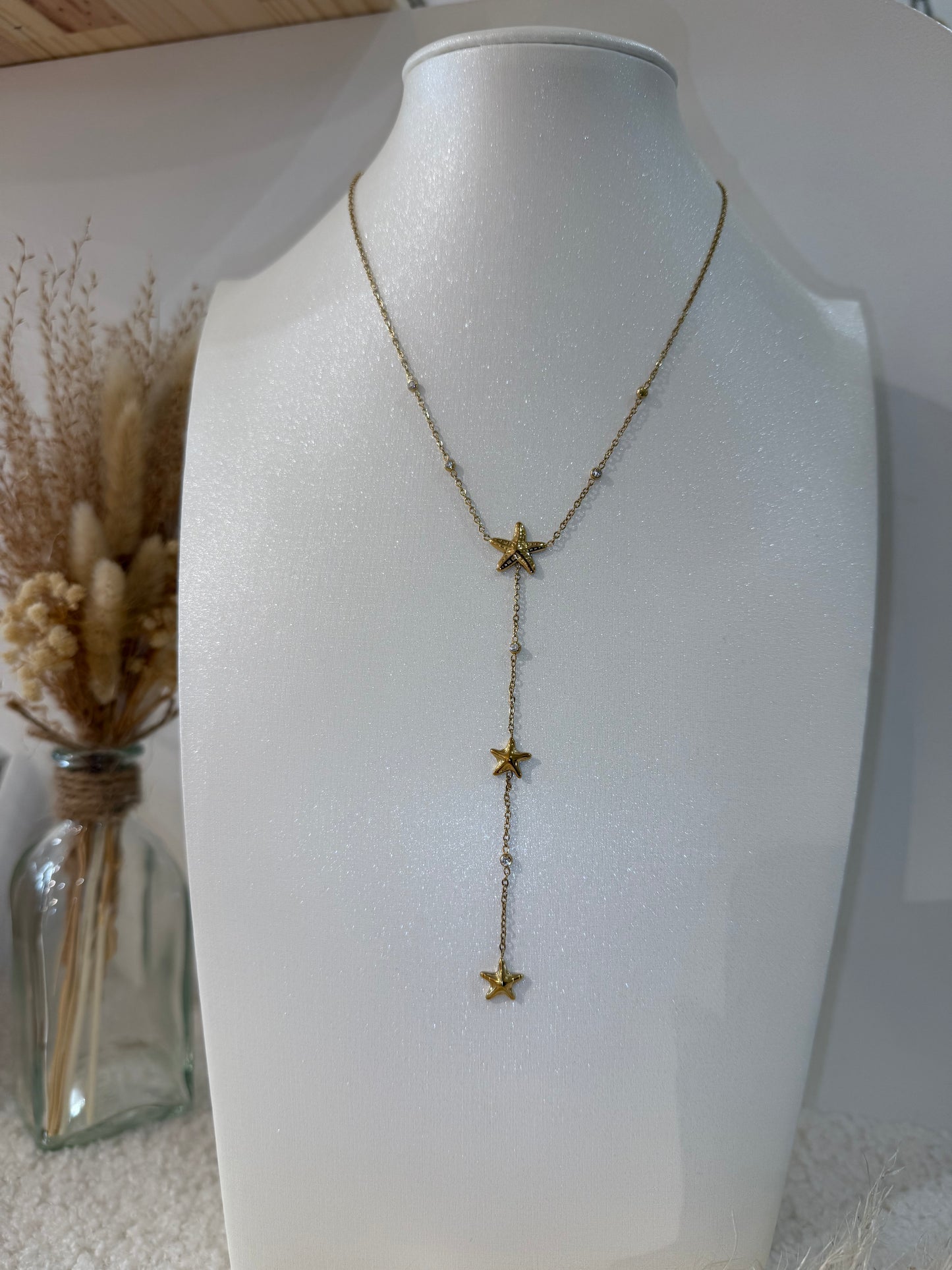 Collier Y Best Seller Klara en acier inoxydable