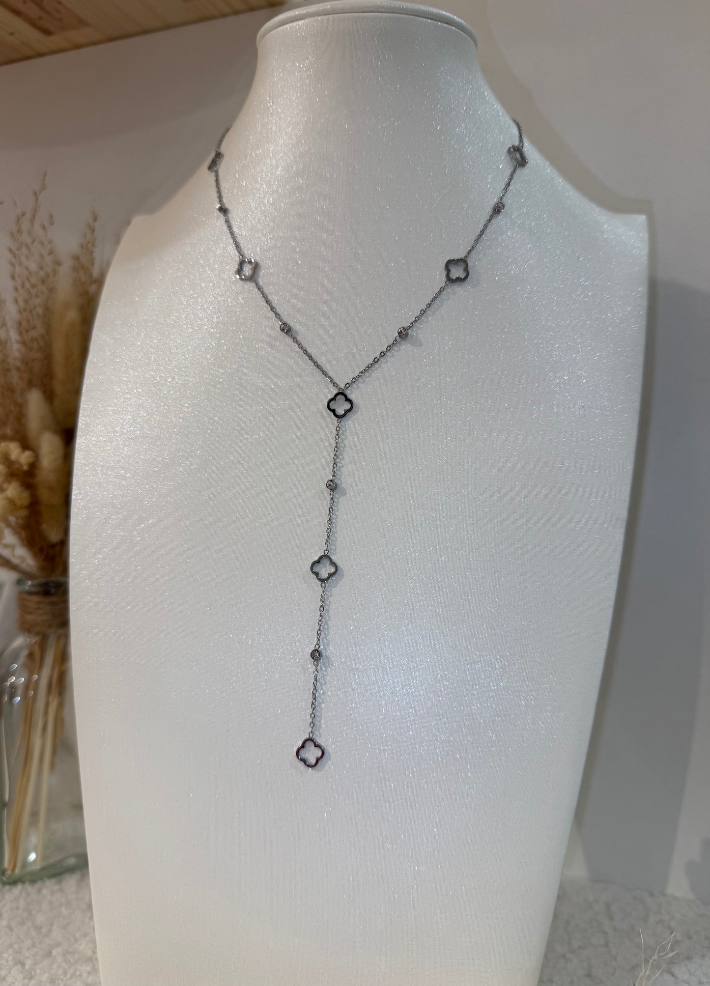 Collier Y best seller Léa en acier inoxydable