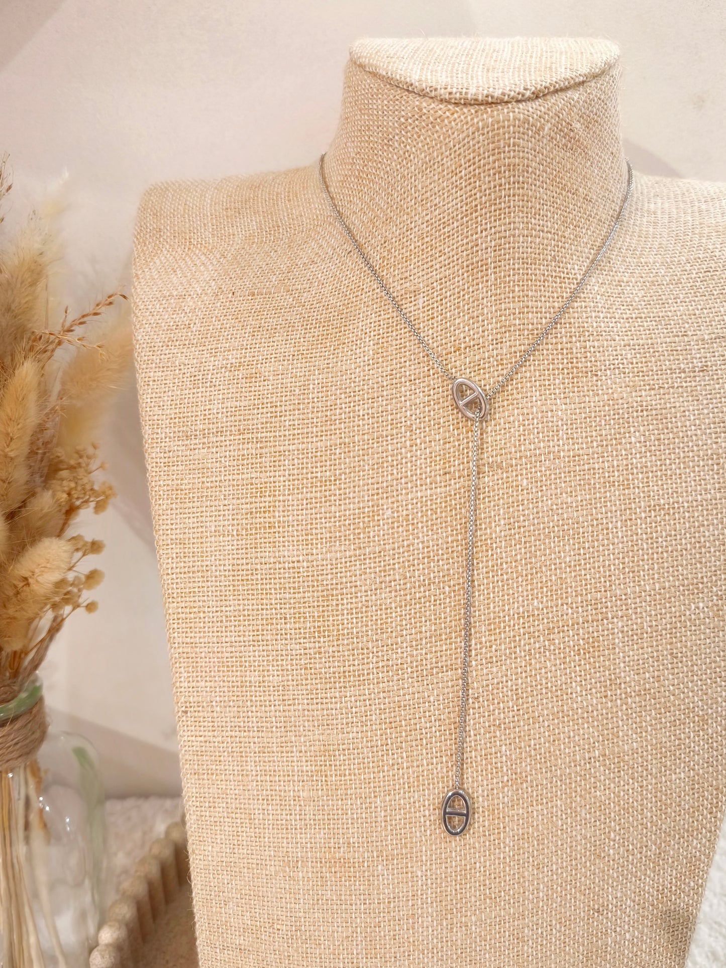 Collier Y best seller Maelisse en acier inoxydable