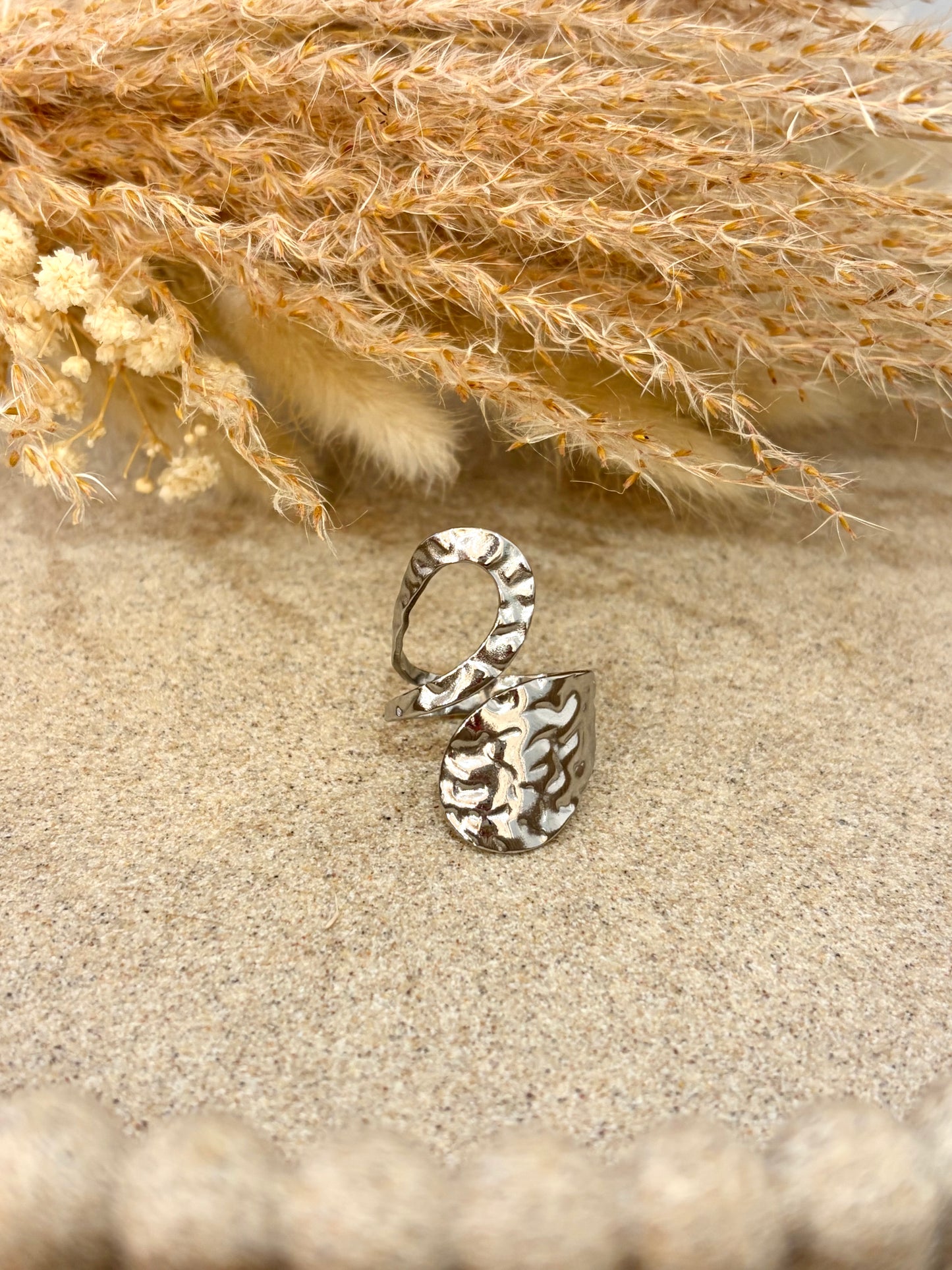 Bague en acier inoxydable Celestia