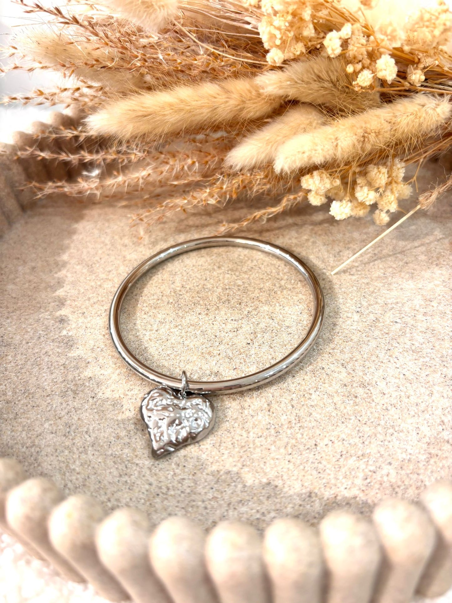 Jonc en acier inoxydable Amor