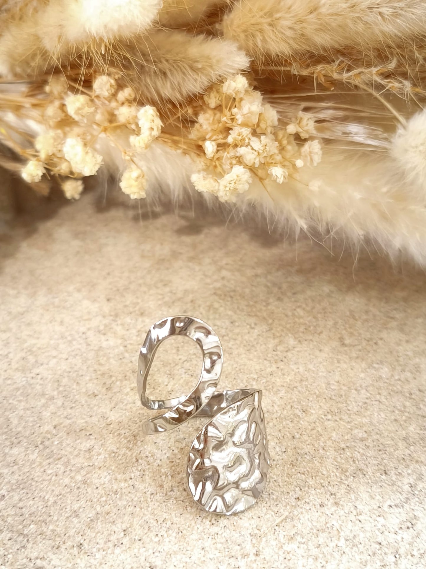 Bague en acier inoxydable Celestia