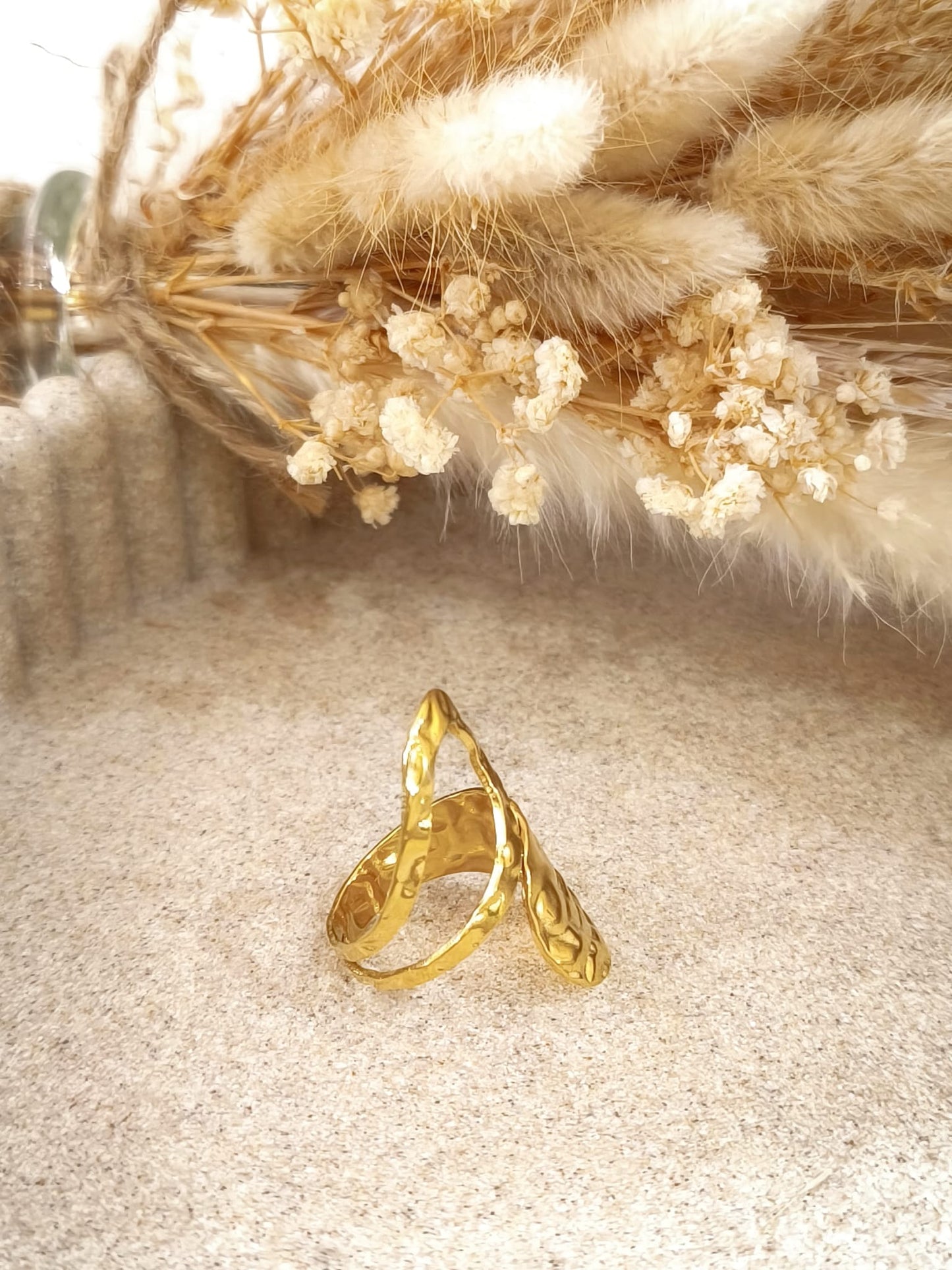 Bague en acier inoxydable Celestia