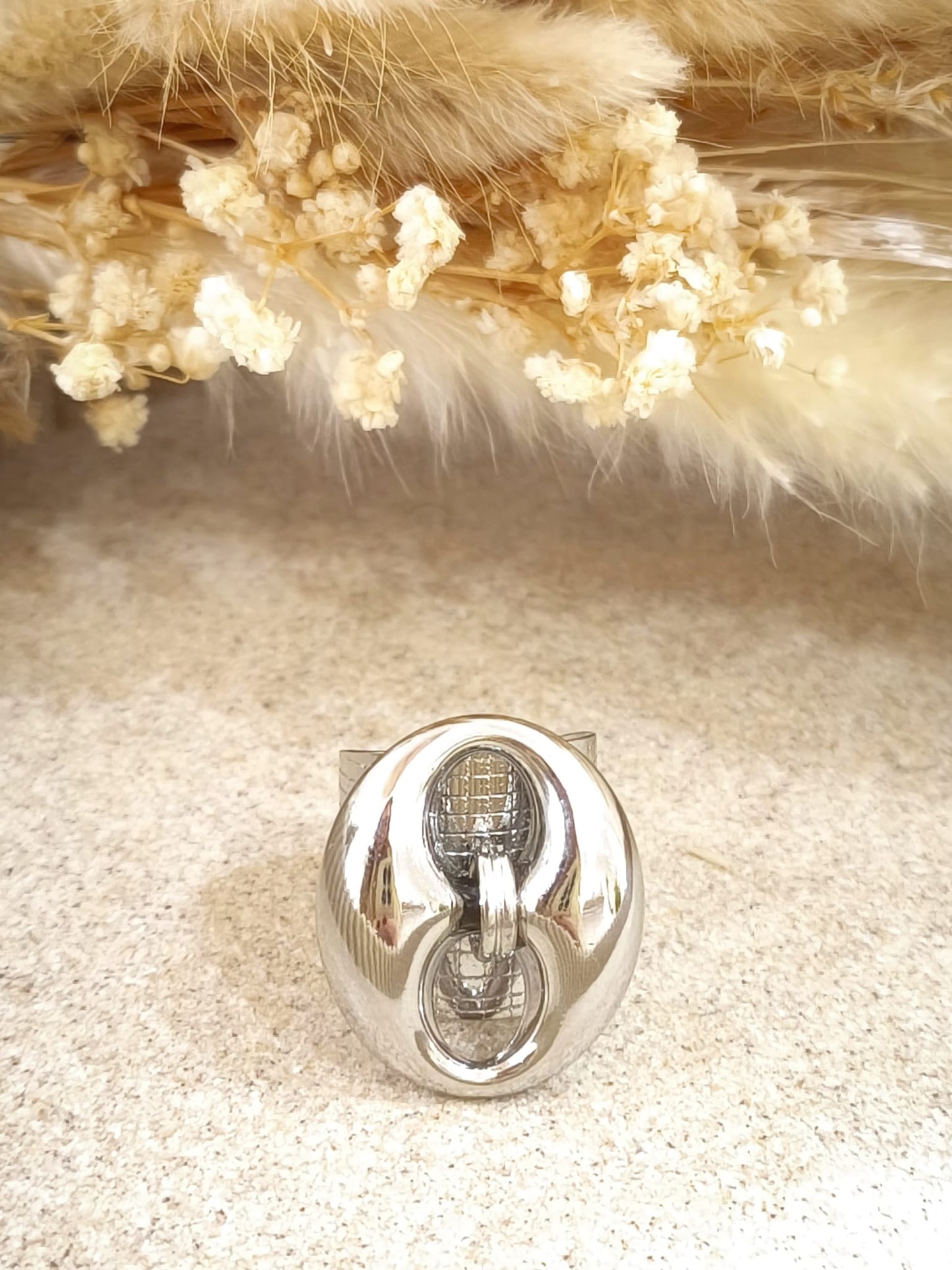Bague en acier inoxydable Nyméria