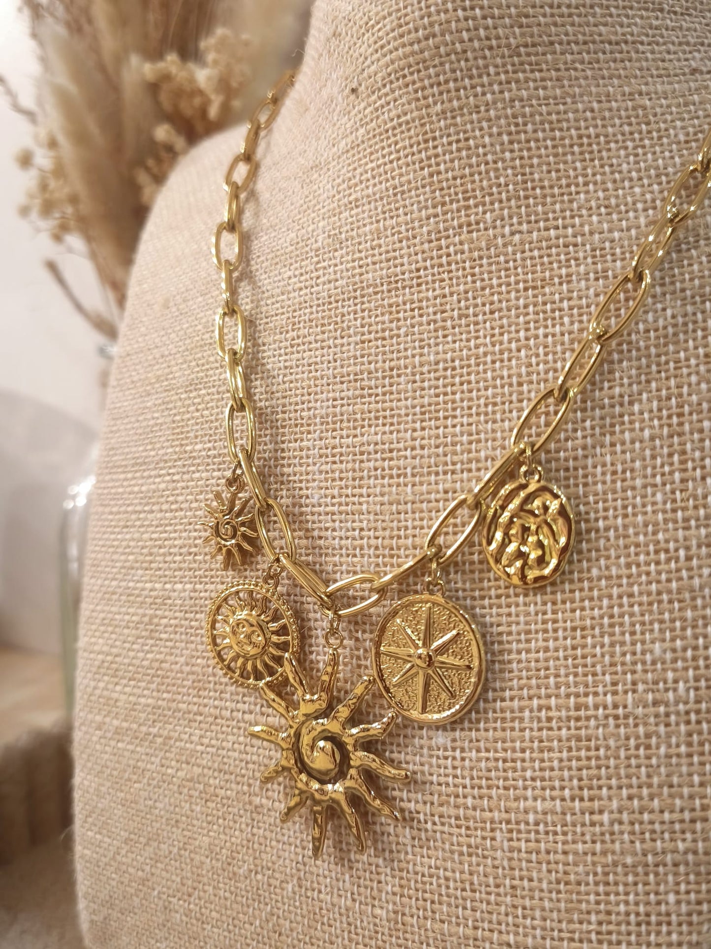 Collier Théo en acier inoxydable