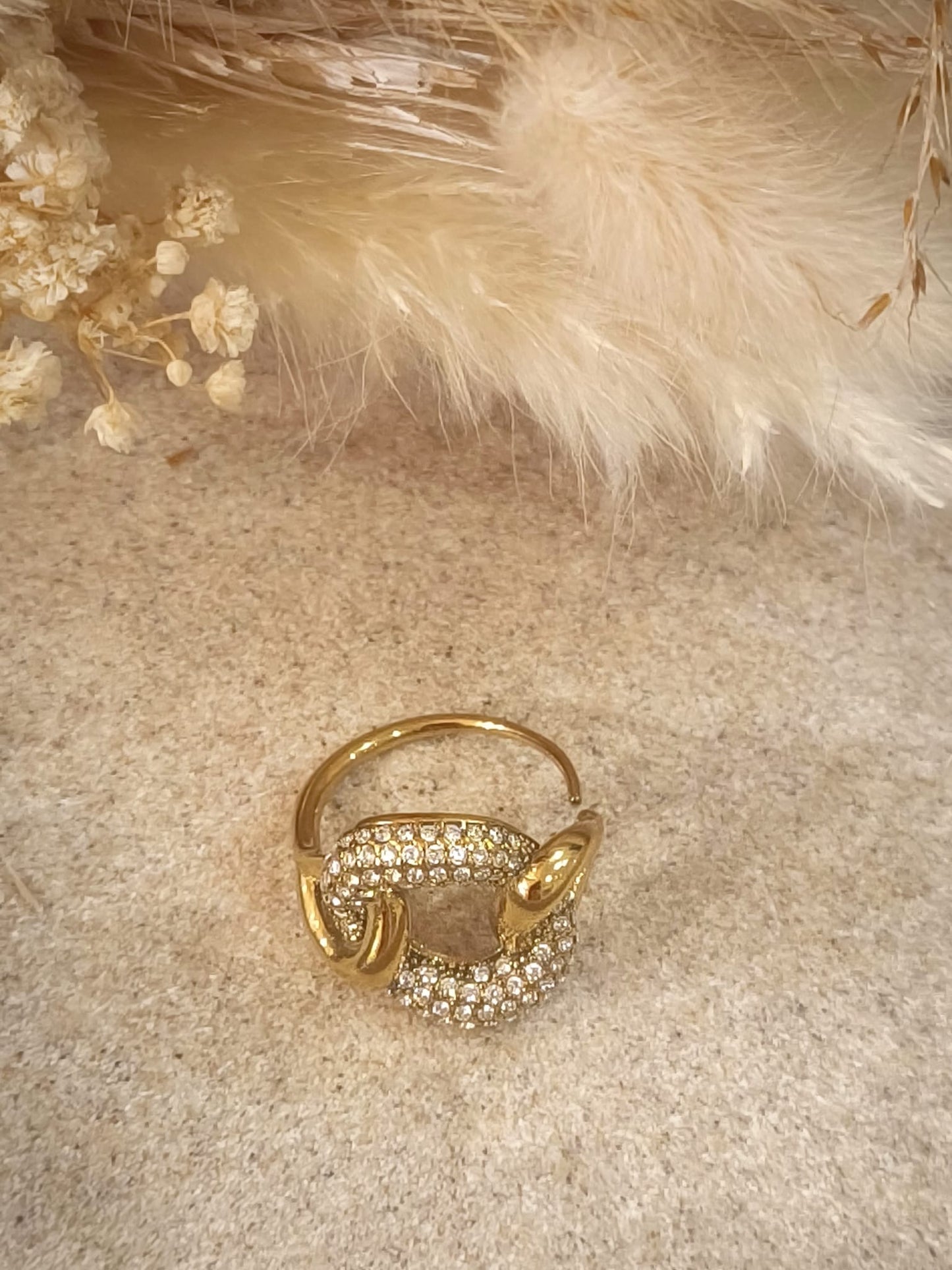 Bague Amelia en acier inoxydable