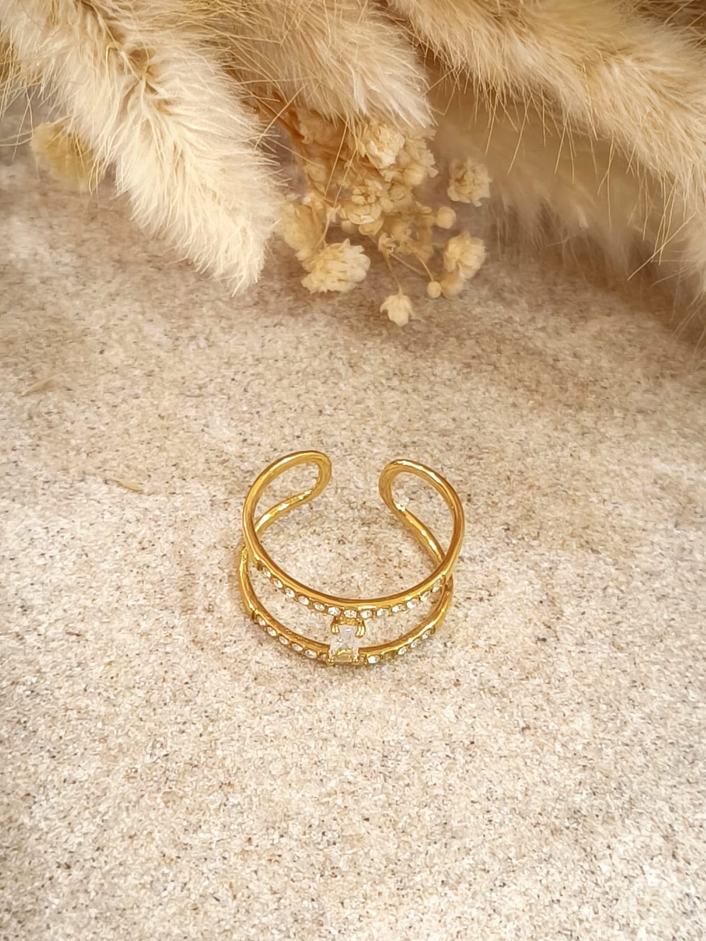 Bague Cécile en acier inoxydable