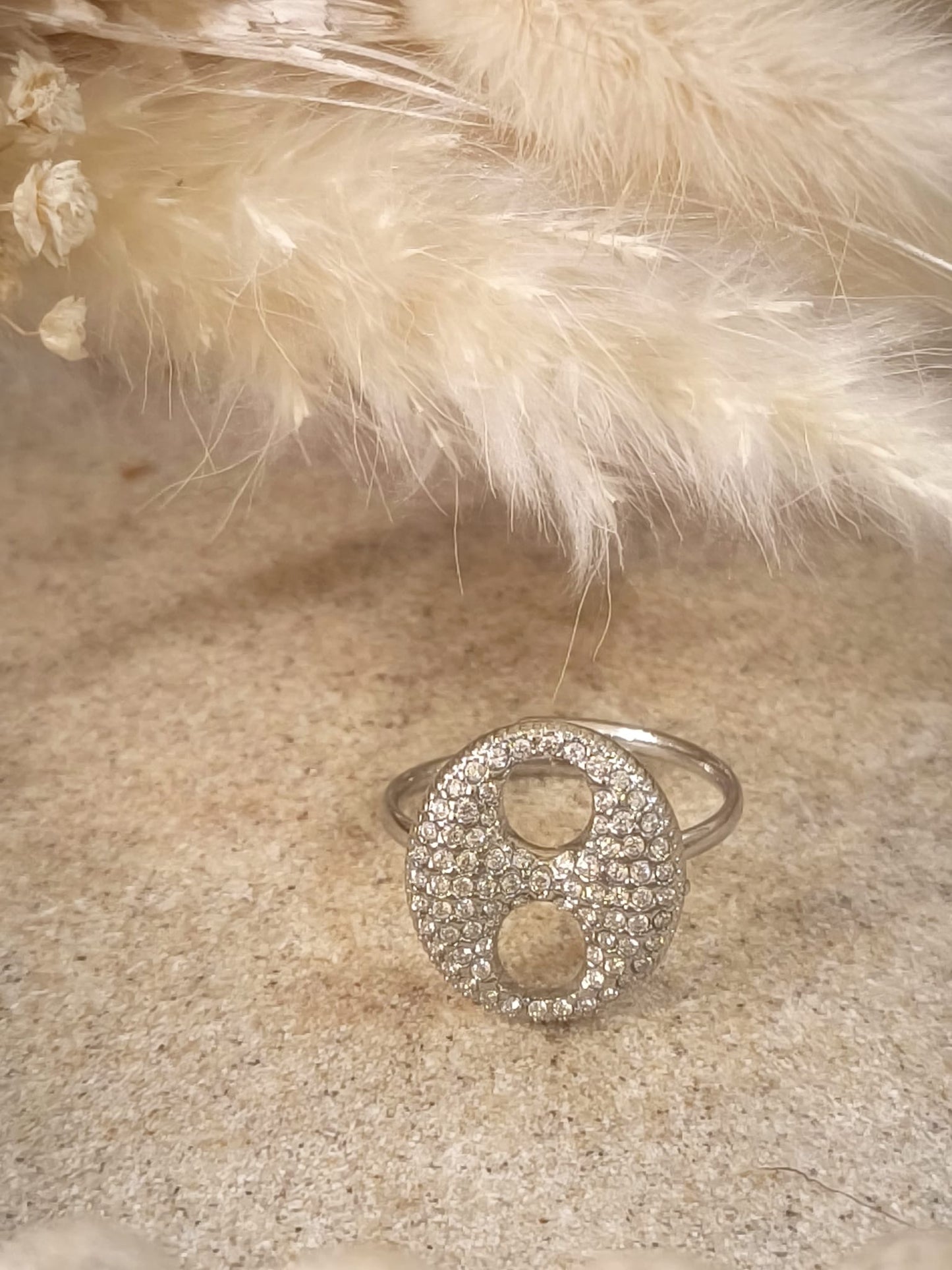 Bague Lucia en acier inoxydable