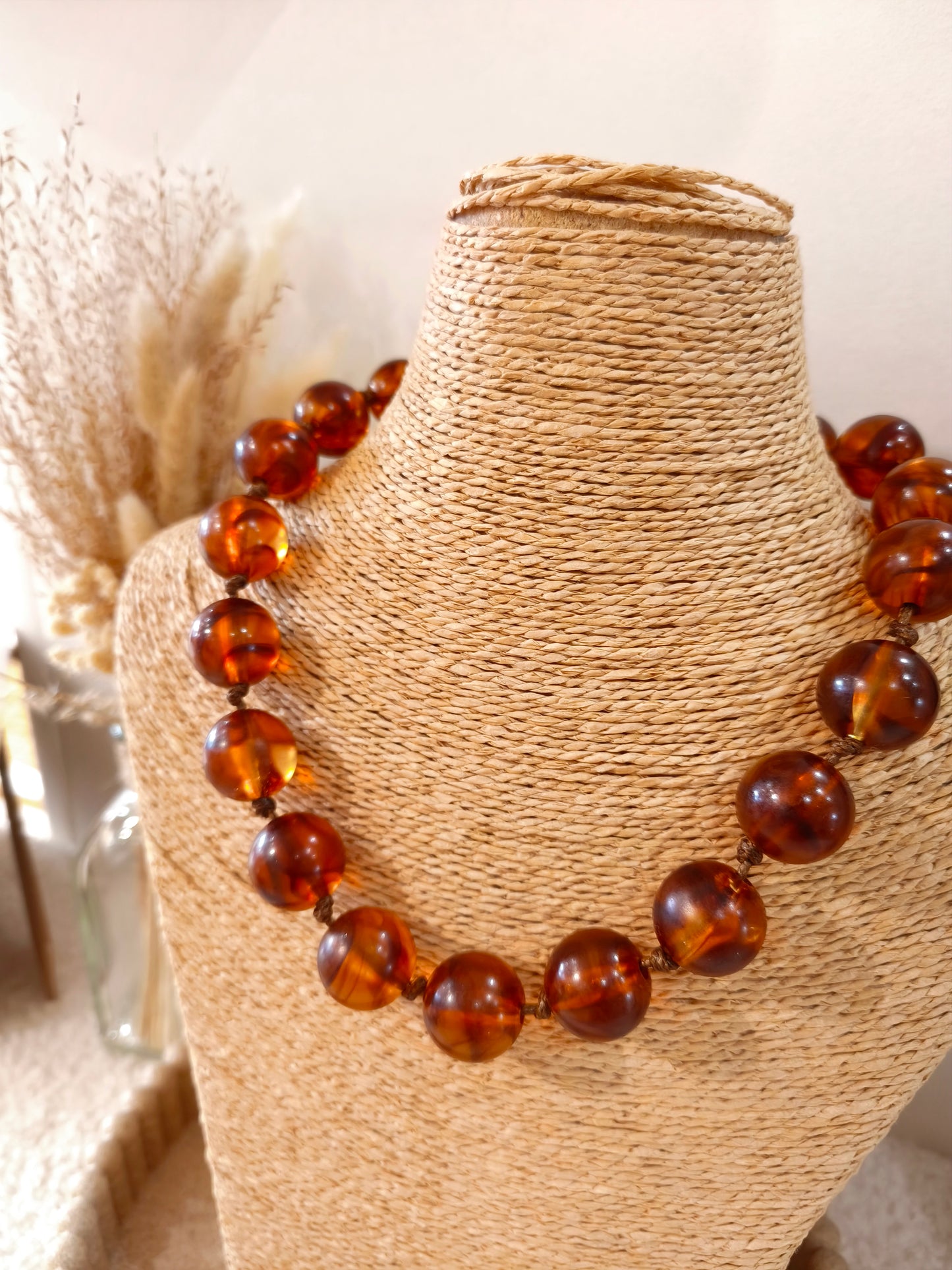 Collier Julie en résine