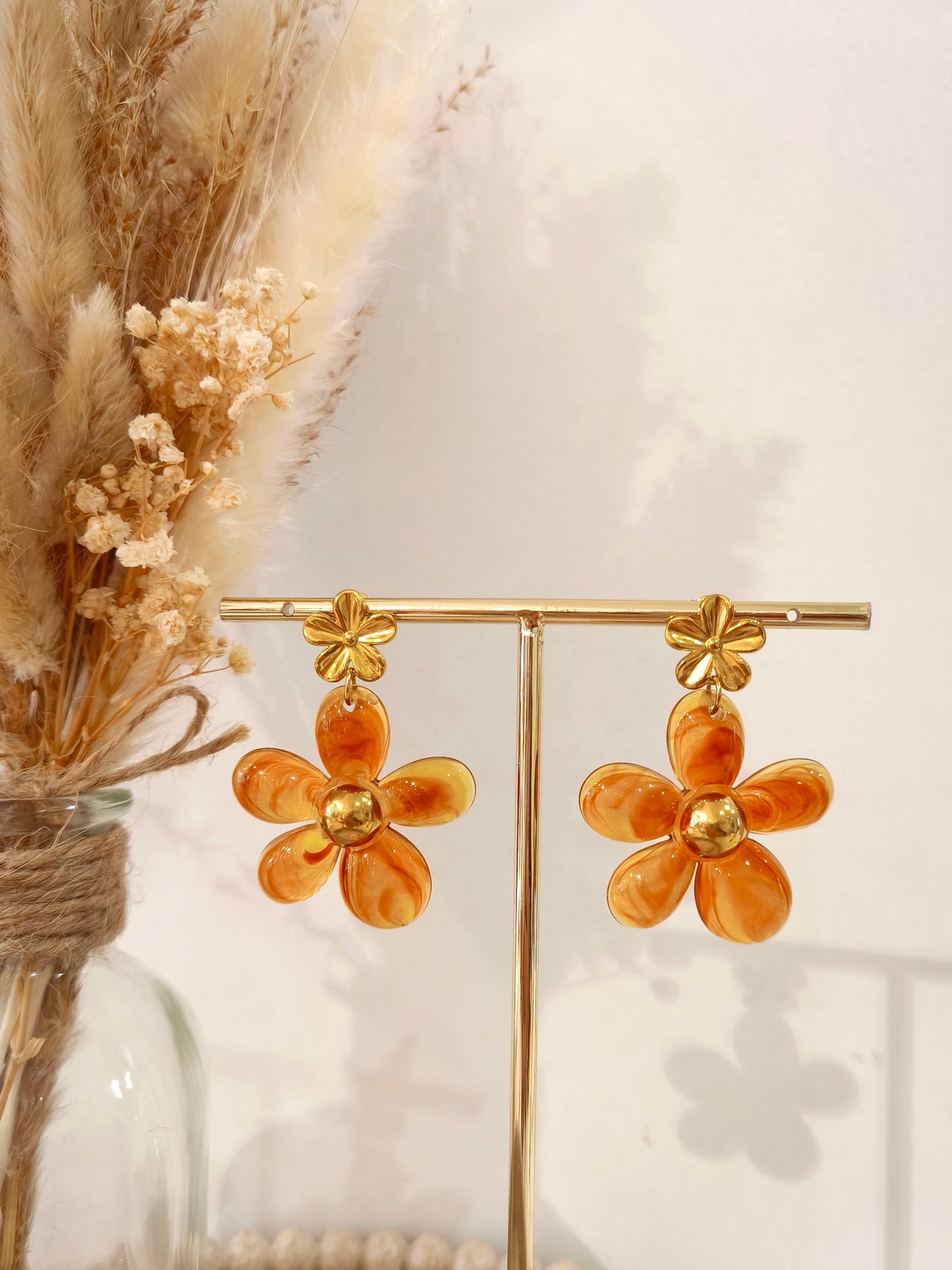 Boucles d’oreilles Clara en acier inoxydable