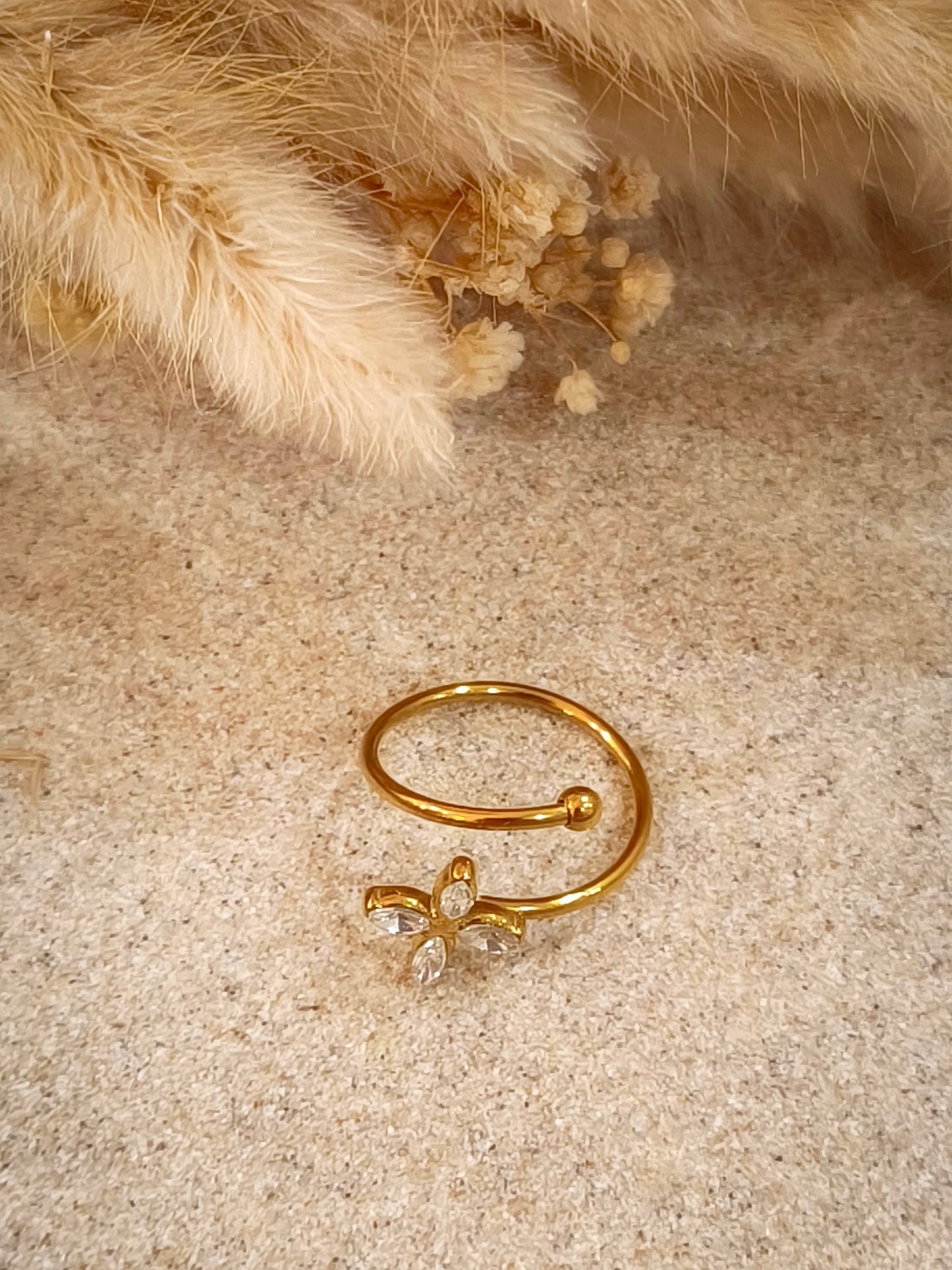 Bague Nadine en acier inoxydable