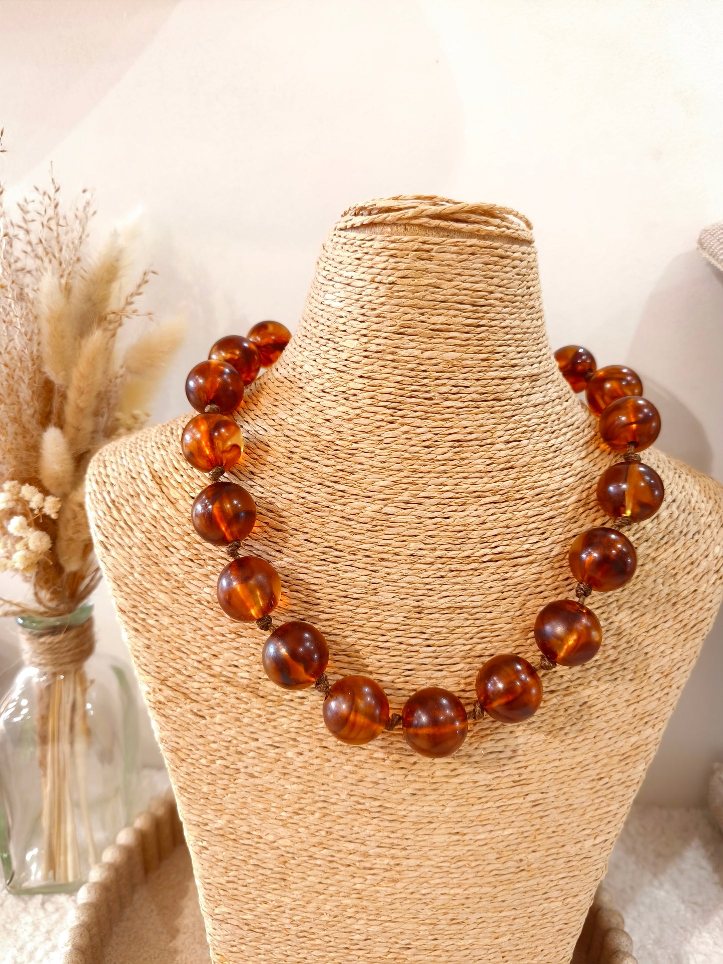Collier Julie en résine
