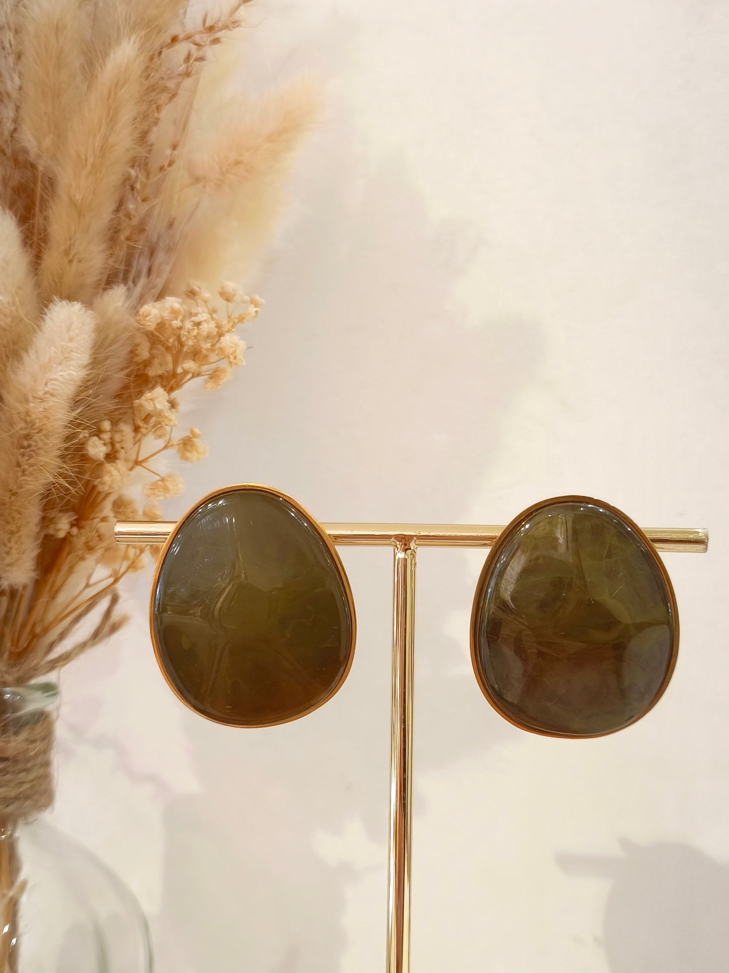Boucles d'oreilles en acier inoxydable Amery