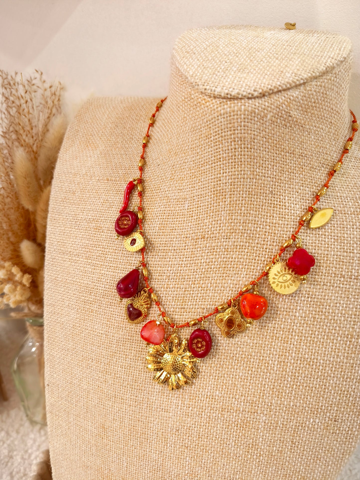 Collier à breloques Tom en acier inoxydable