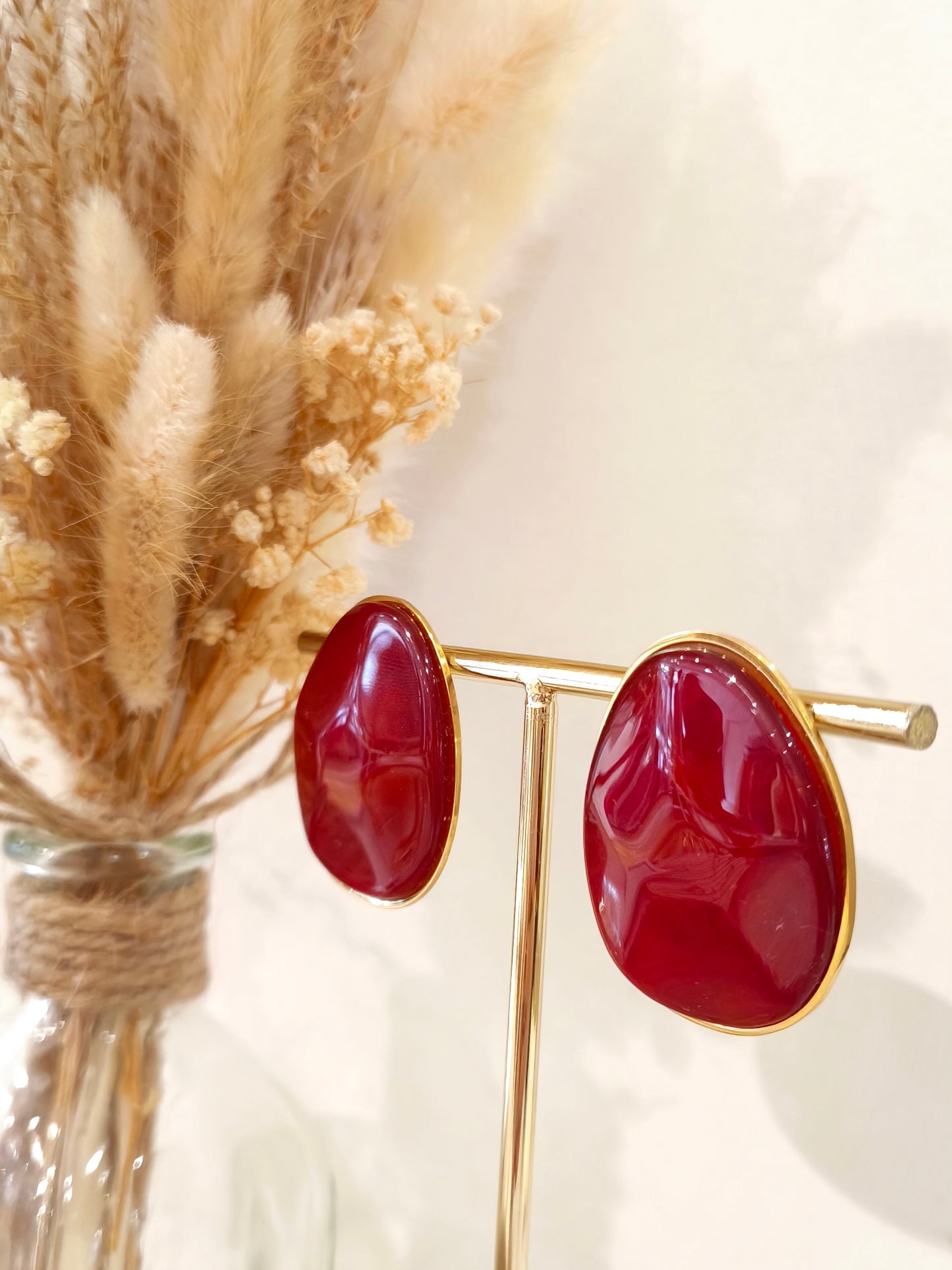 Boucles d'oreilles en acier inoxydable Amery