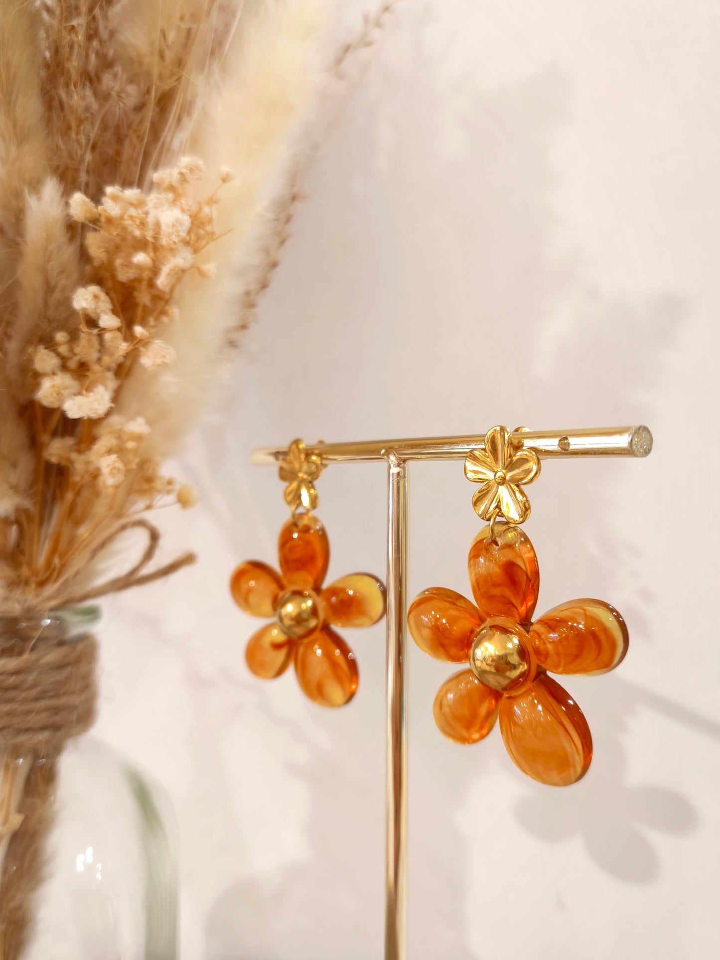 Boucles d’oreilles Clara en acier inoxydable