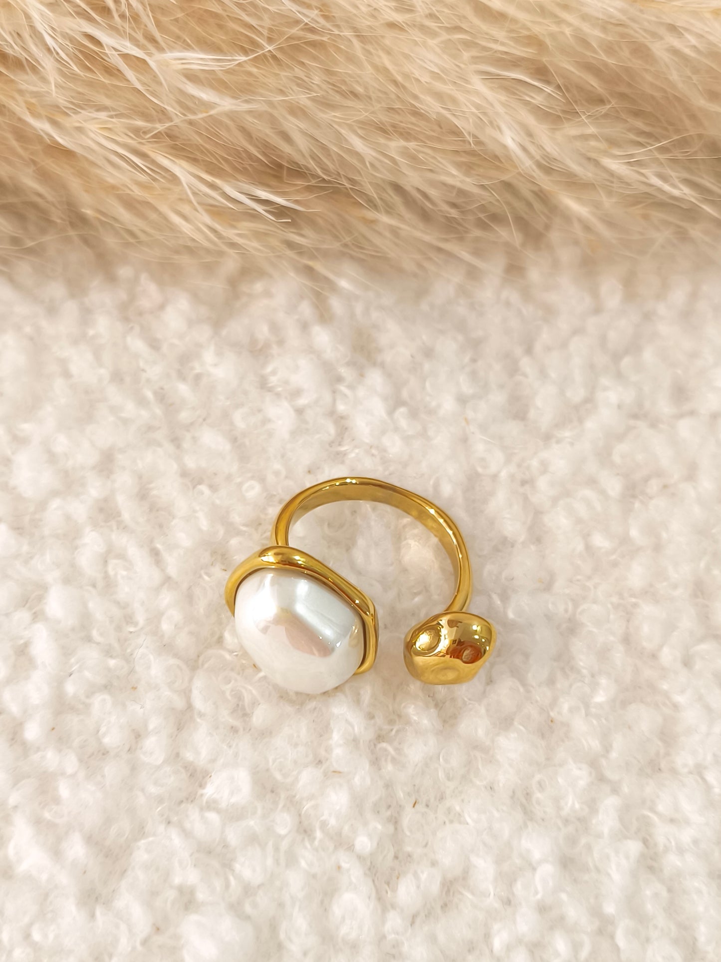 Bague Almudena en acier inoxydable