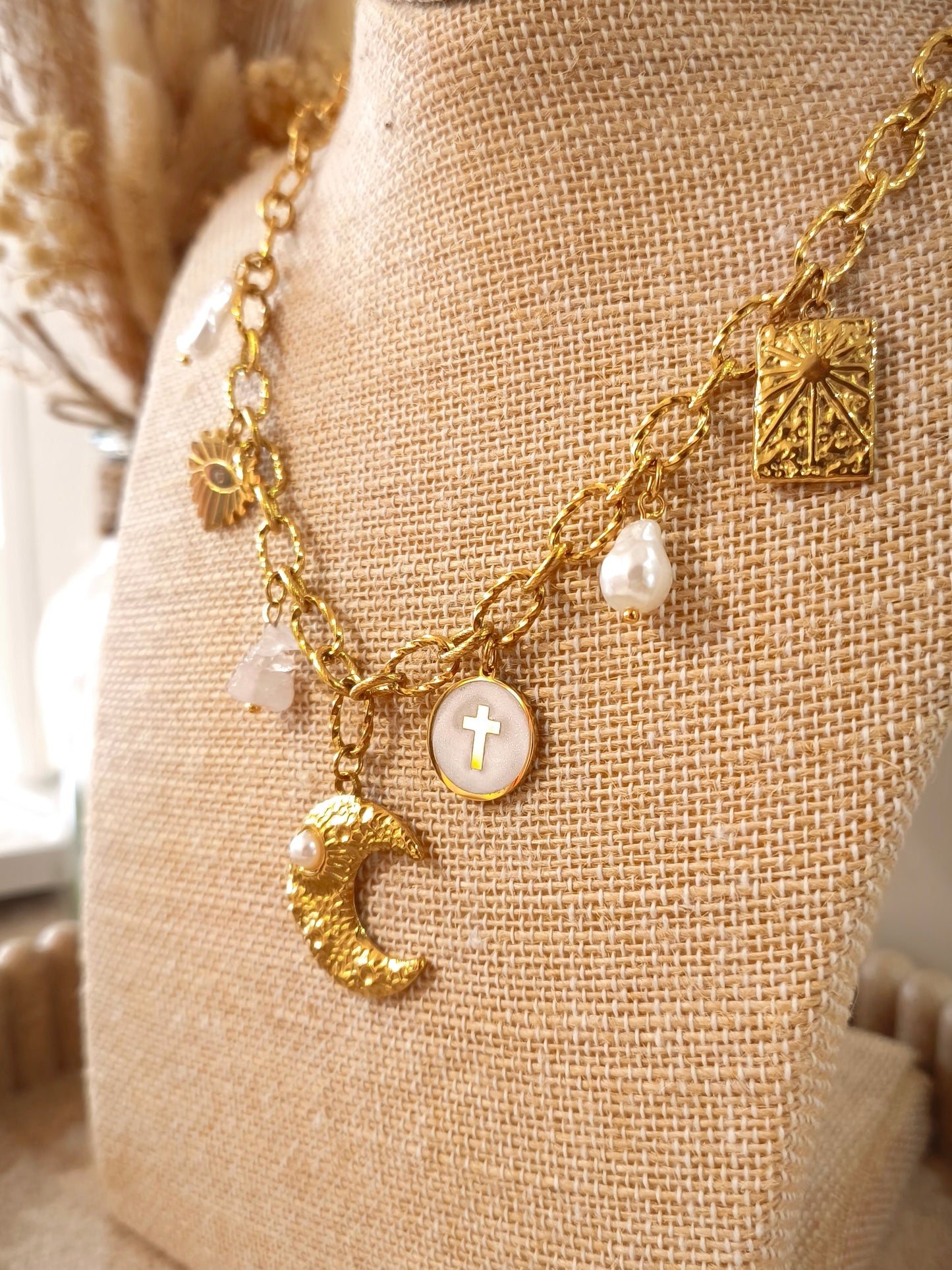 Collier Valentina en acier inoxydable