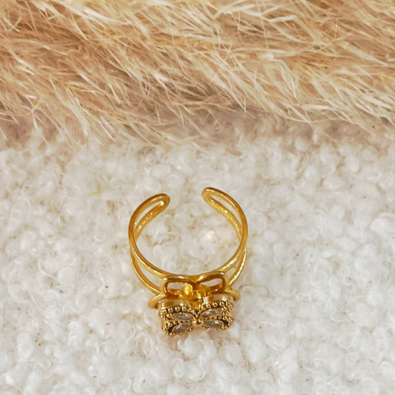 Bague Aura anti-stress en acier