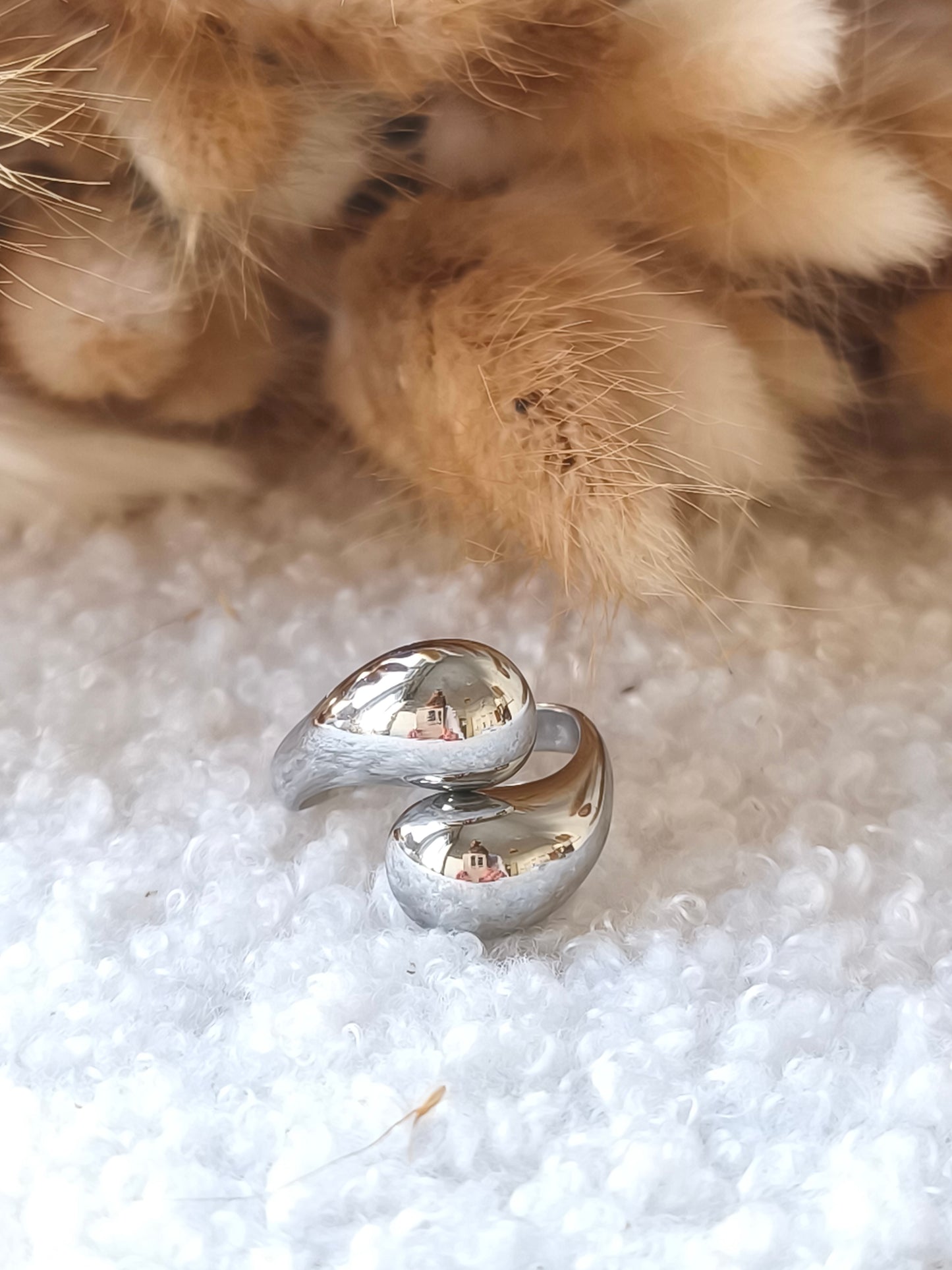 Bague Lison en acier inoxydable