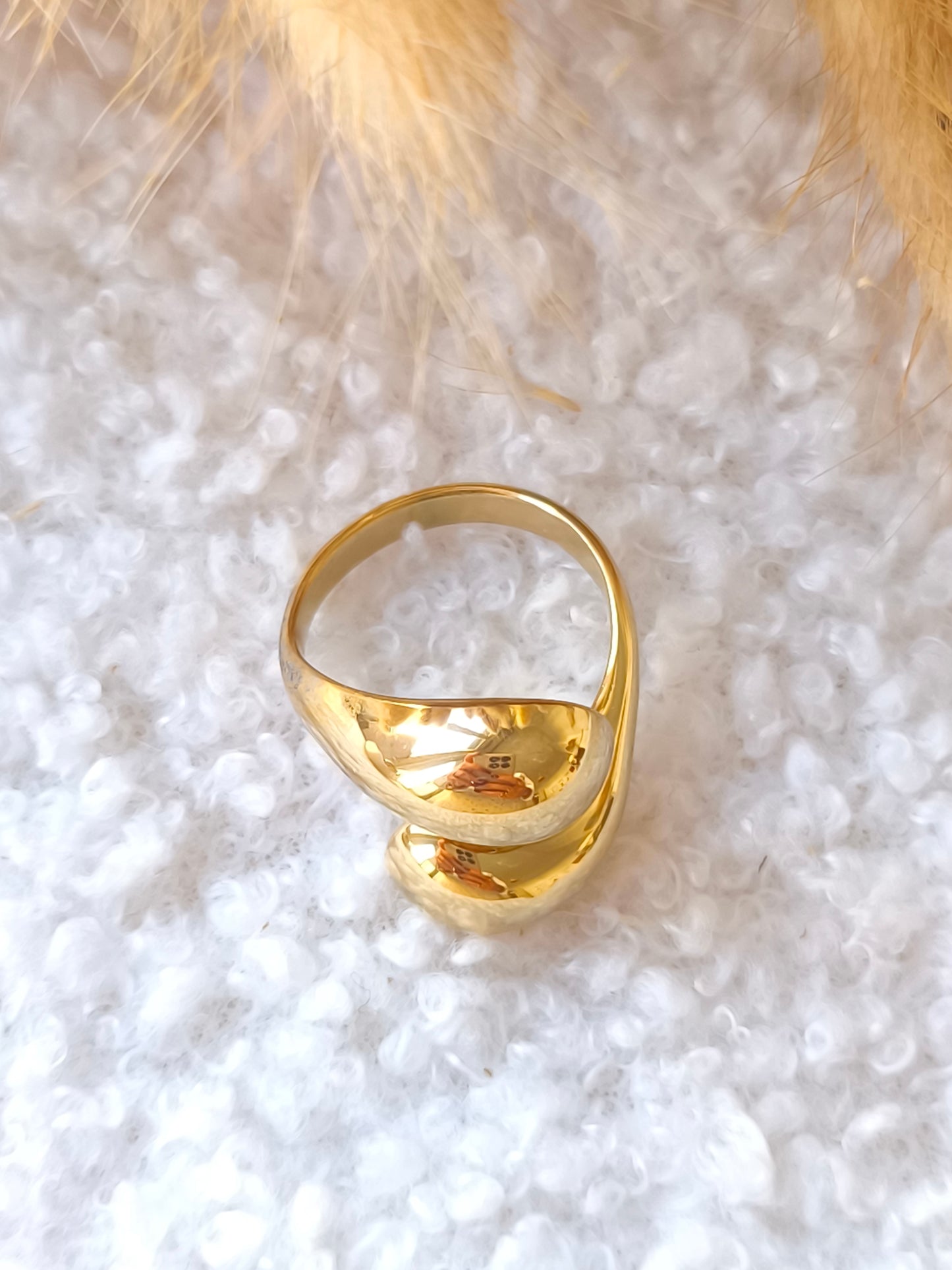 Bague Lison en acier inoxydable