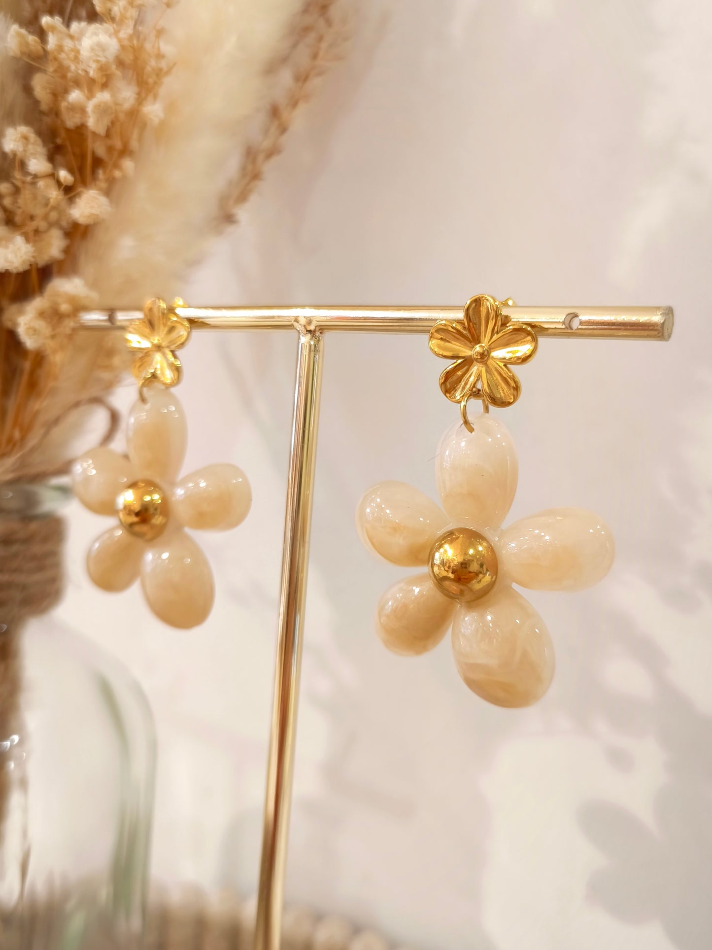 Boucles d’oreilles Clara en acier inoxydable