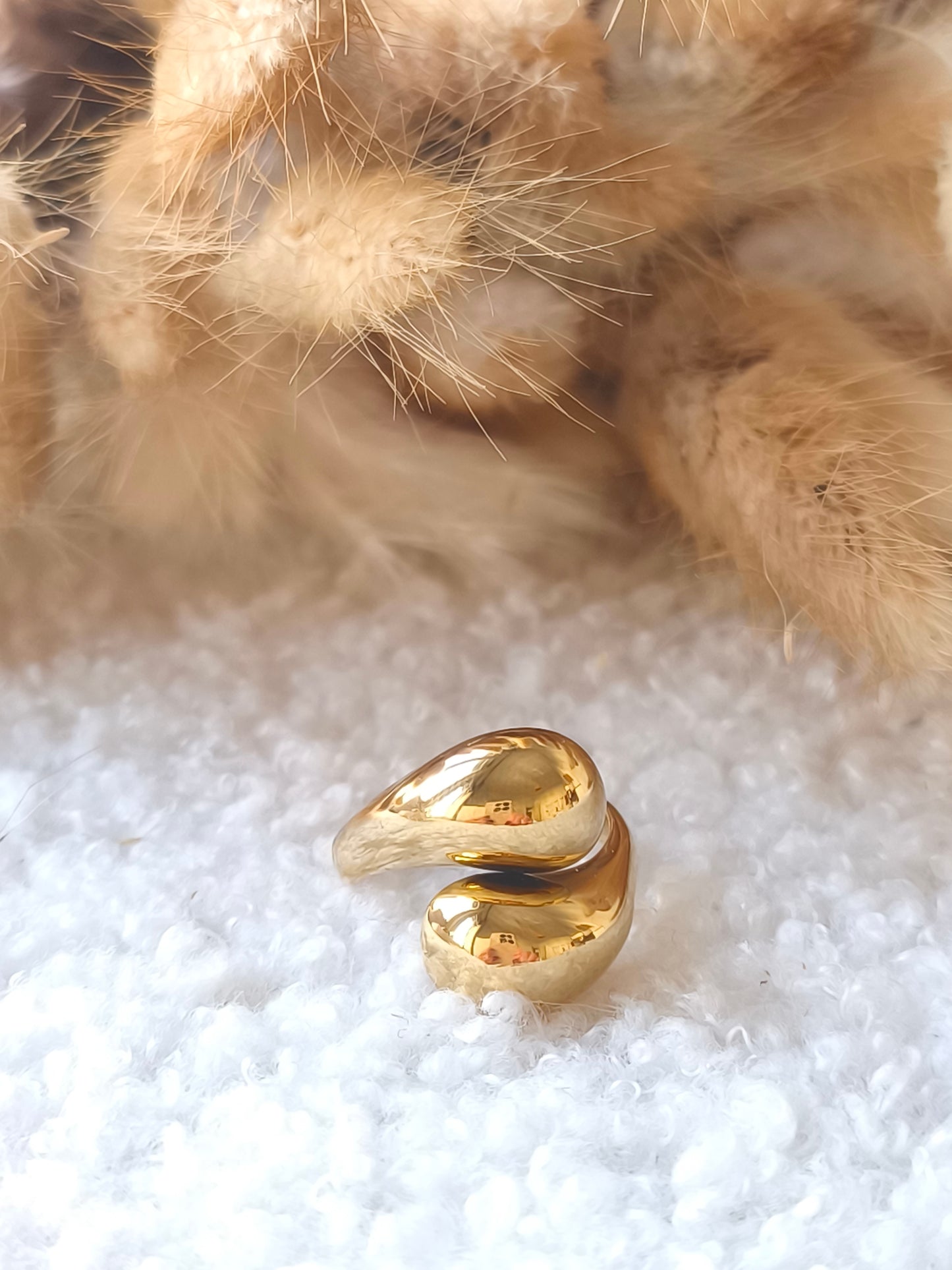 Bague Lison en acier inoxydable