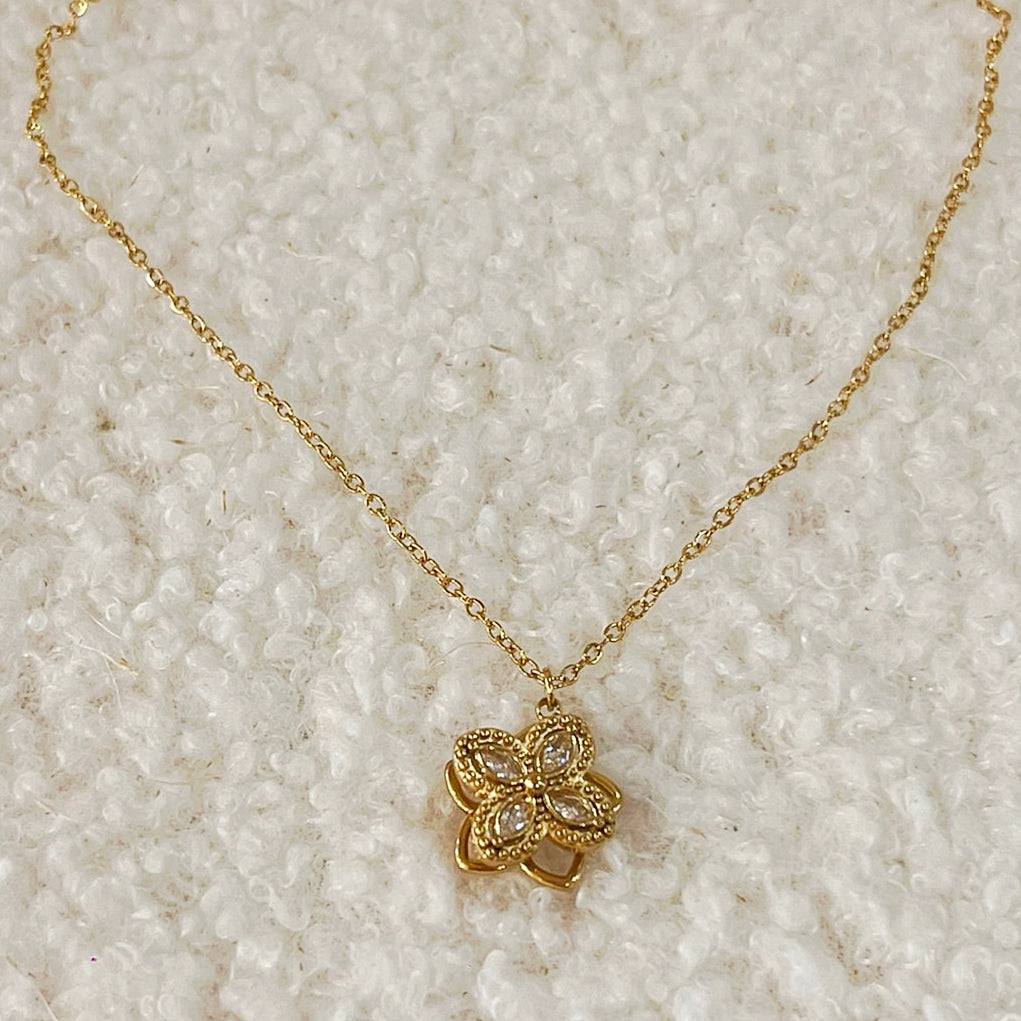 Collier Luna anti-stress en acier