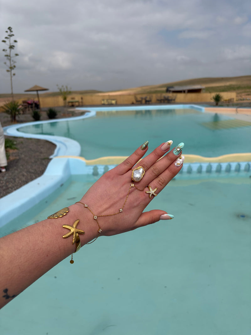 Bracelet en acier inoxydable, élégant et durable, parfait pour ajouter une touche moderne et raffinée à votre poignet.