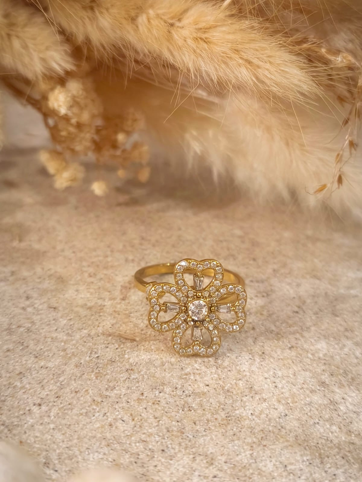 Bague Clara anti-stress en acier inoxydable