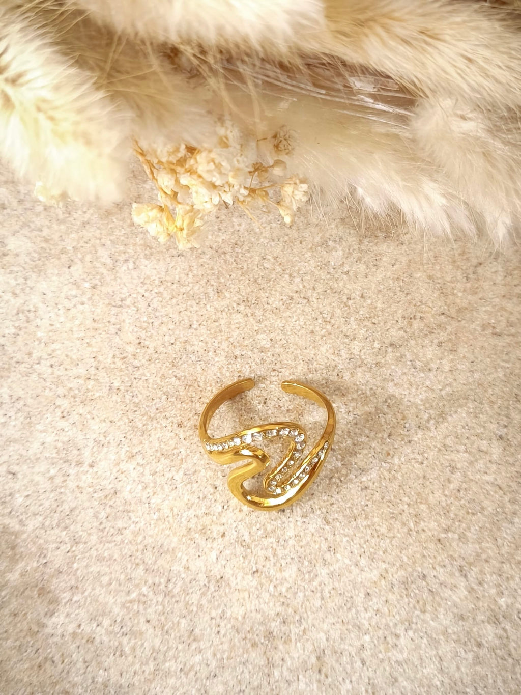 Bague Nymia en acier inoxydable