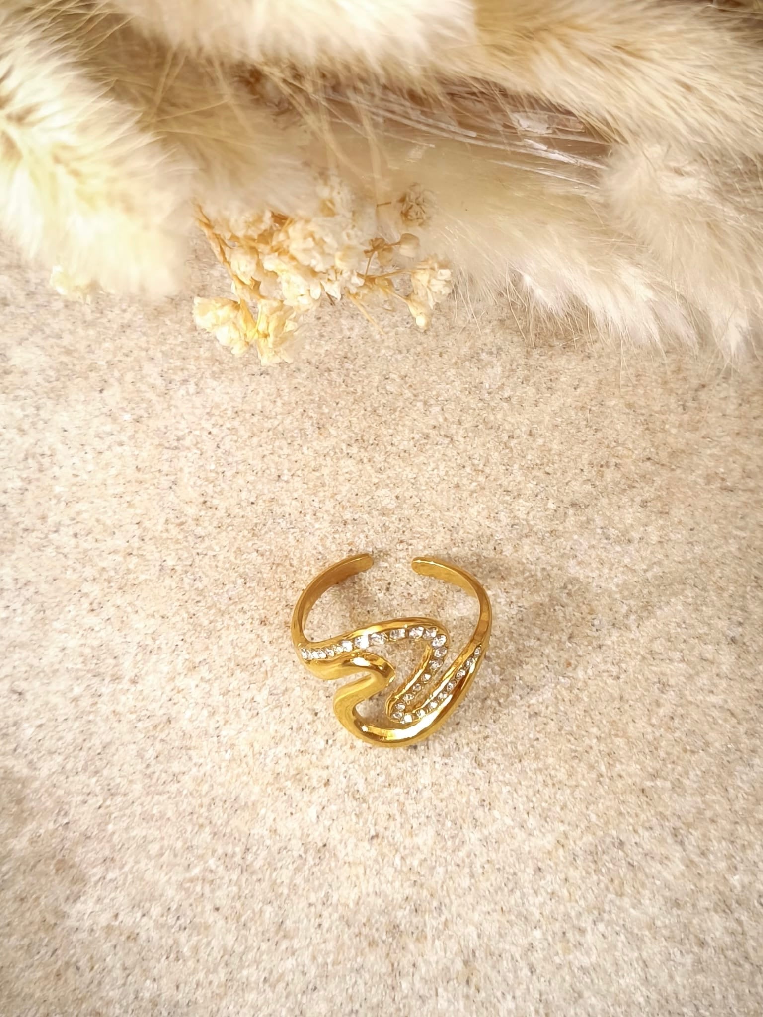 Bague Nymia en acier inoxydable