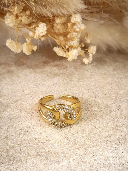 Bague Lya en acier inoxydable