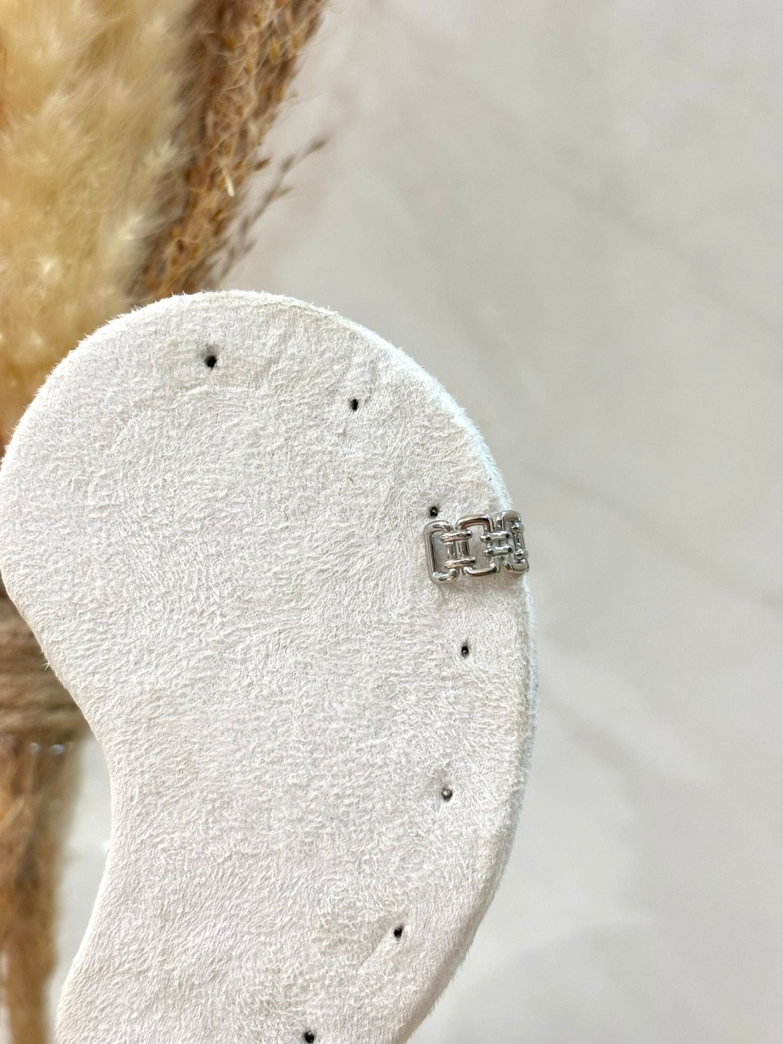 Bijou d'oreille Thais en acier inoxydable