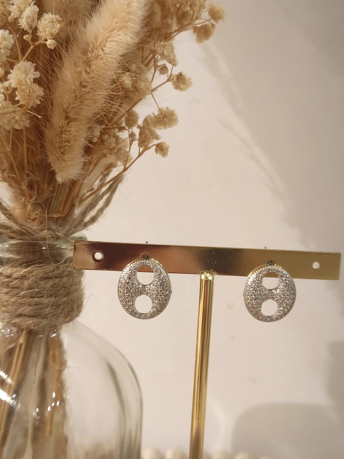 Boucles d'oreilles Maelle en acier inoxydable